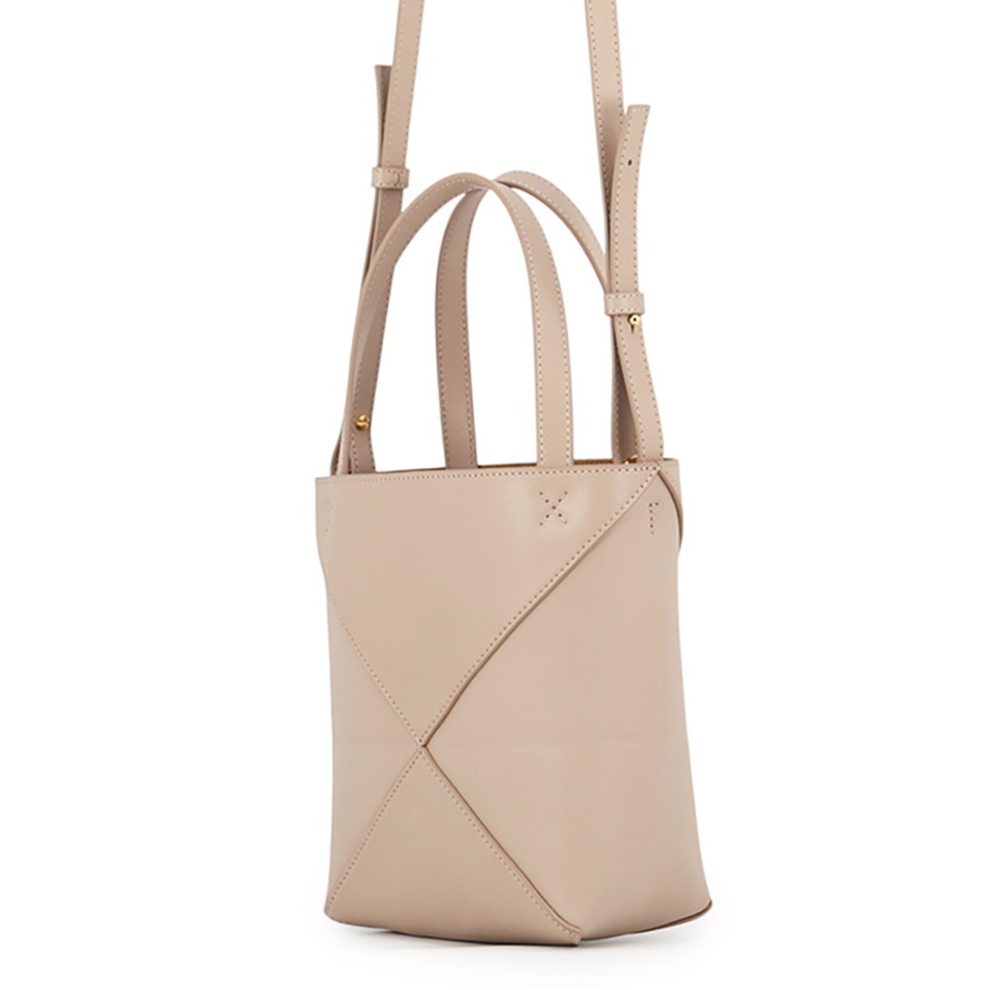 Loewe Sand Leather Handbag Tote Bag (Pre-Owned)