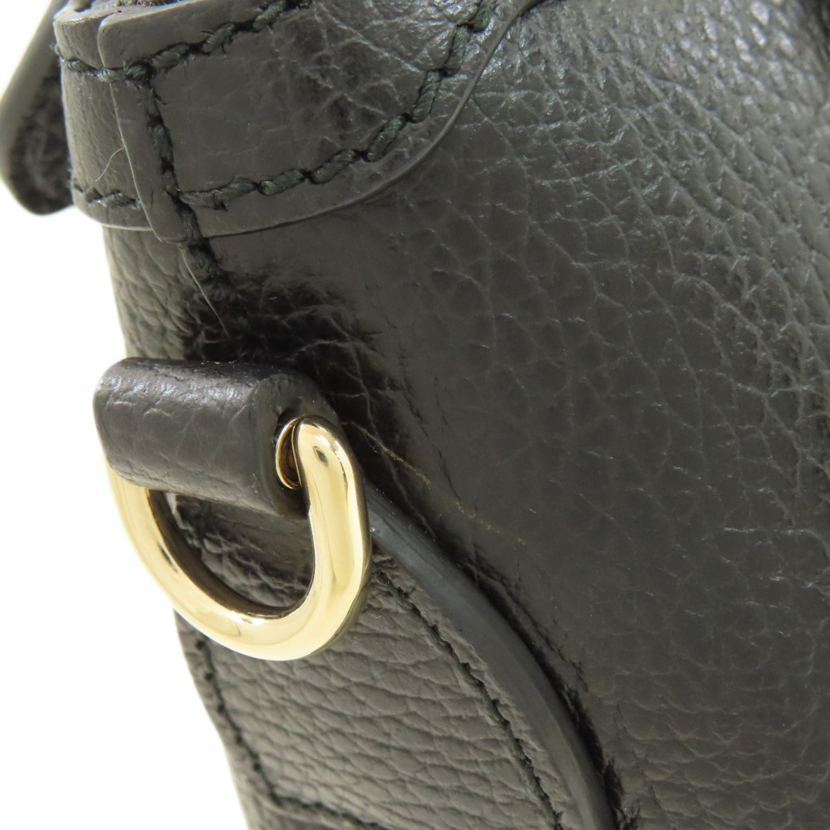 Gucci Black Leather Handbag (Pre-Owned)