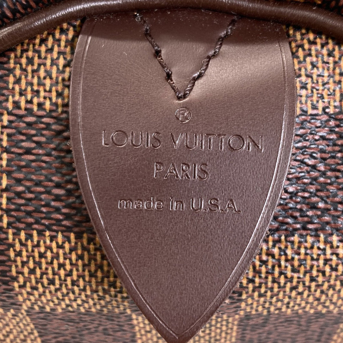 Louis Vuitton Damier Damier Canvas Ebene Damier Canvas Handbag (Pre-Owned)