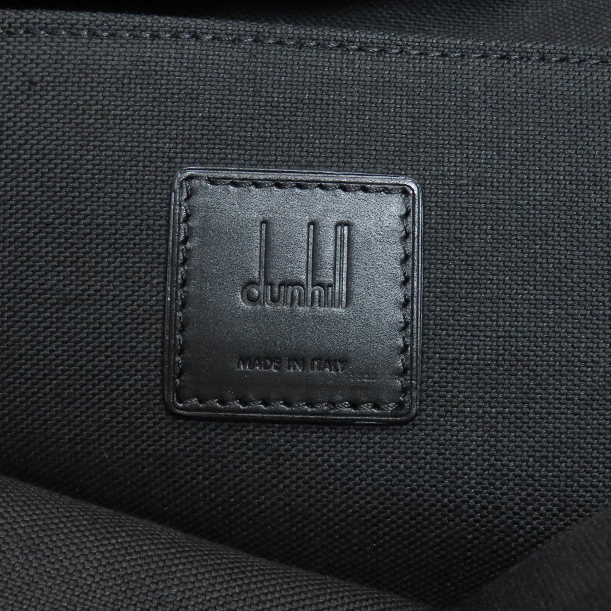 Dunhill Black Canvas Tote Bag (Pre-Owned)