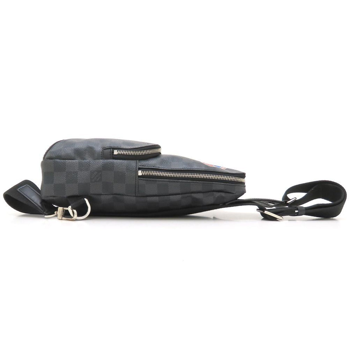Louis Vuitton Damier Graphite Black Gray Damier Graphite Sling Bag (Pre-Owned)