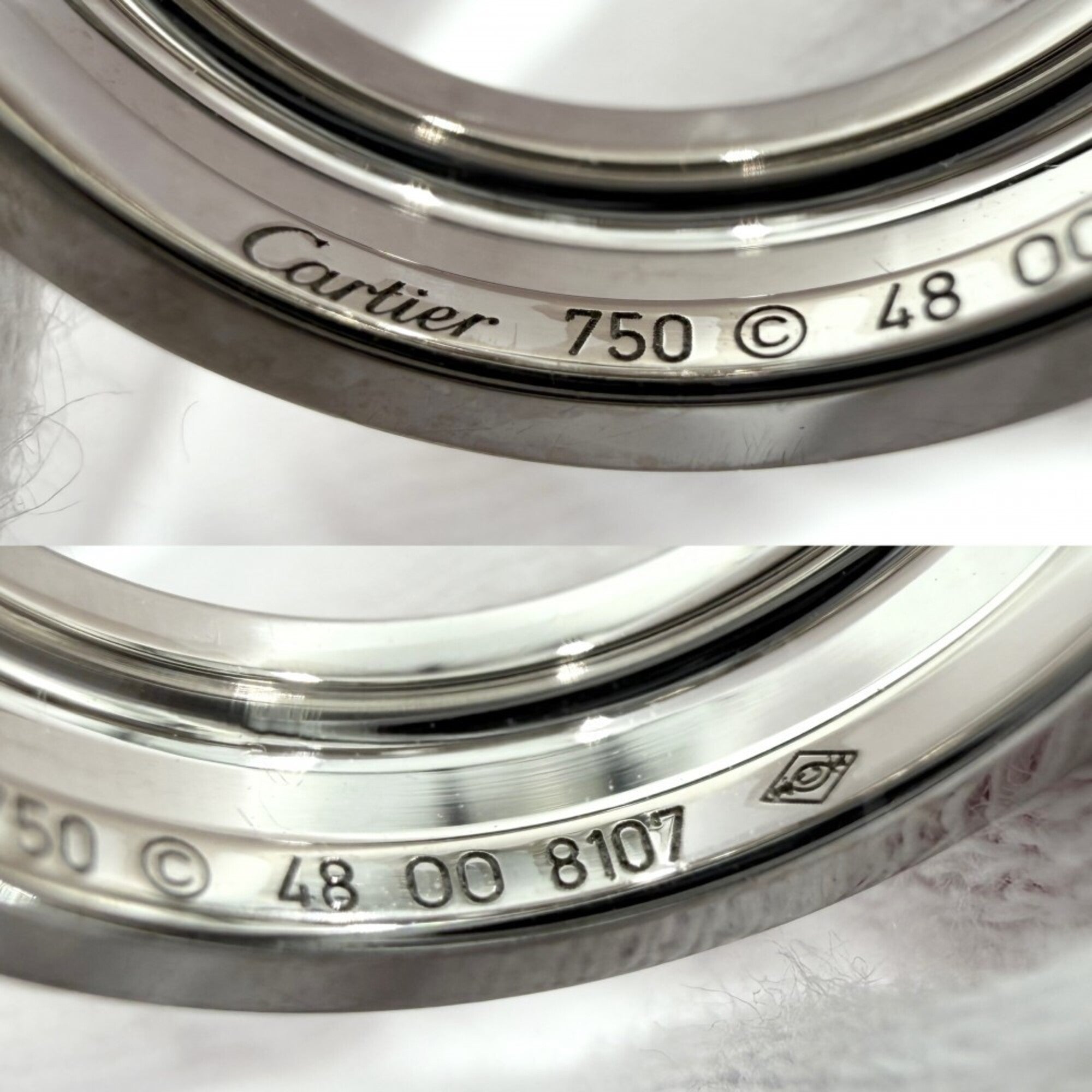 Cartier White Gold (18K) Band Ring (Pre-Owned)
