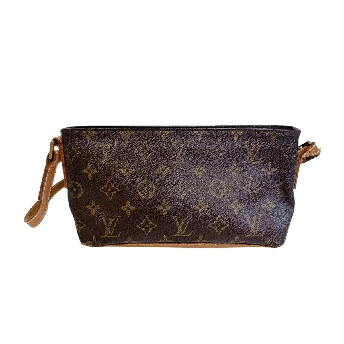 Louis Vuitton Brown Monogram Canvas Shoulder Bag (Pre-Owned)