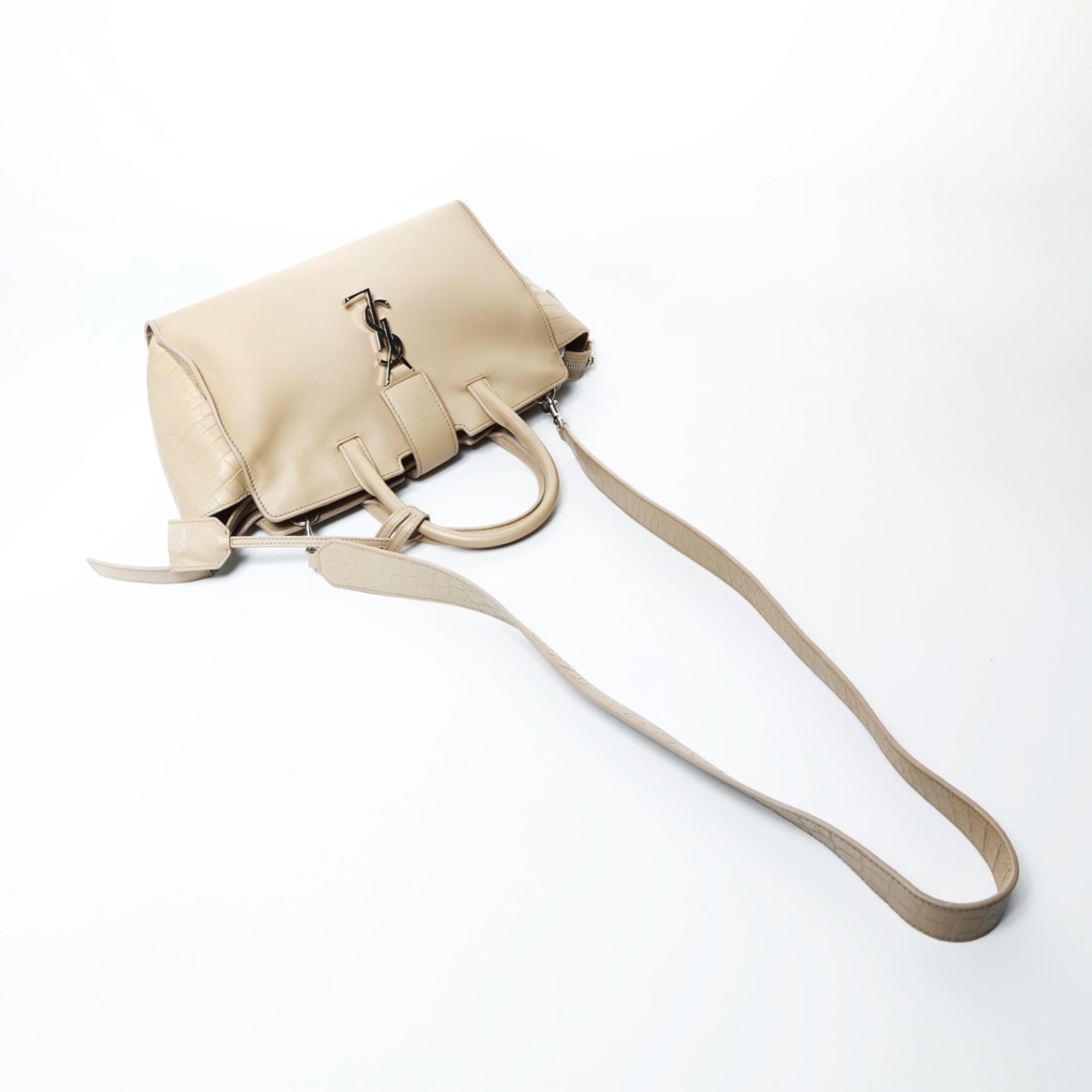 Yves Saint Laurent Beige Handbag (Pre-Owned)