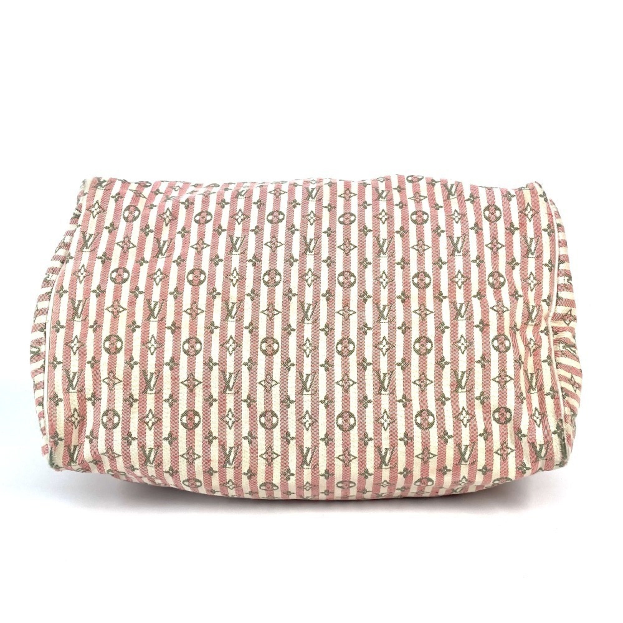 Louis Vuitton Monogram Mini Lin Pink Monogram Mini Lin Boston Bag Handbag (Pre-Owned)
