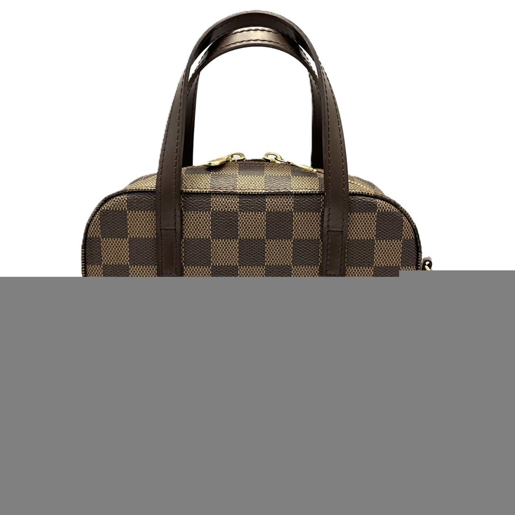 Louis Vuitton Damier Brown Damier Canvas Ebene Canvas Handbag Shoulder Bag (Pre-Owned)