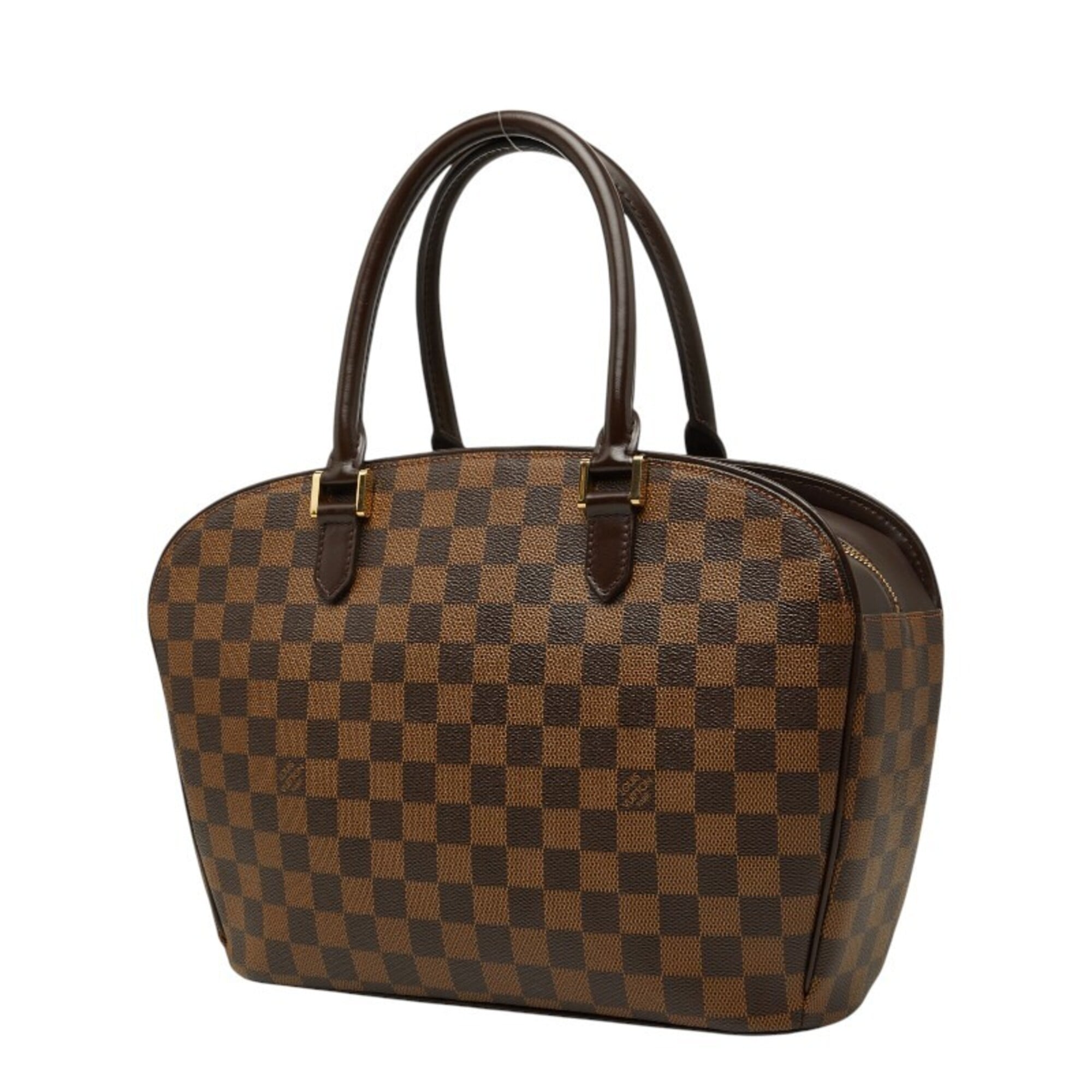 Louis Vuitton Brown Pvc Leather Handbag (Pre-Owned)