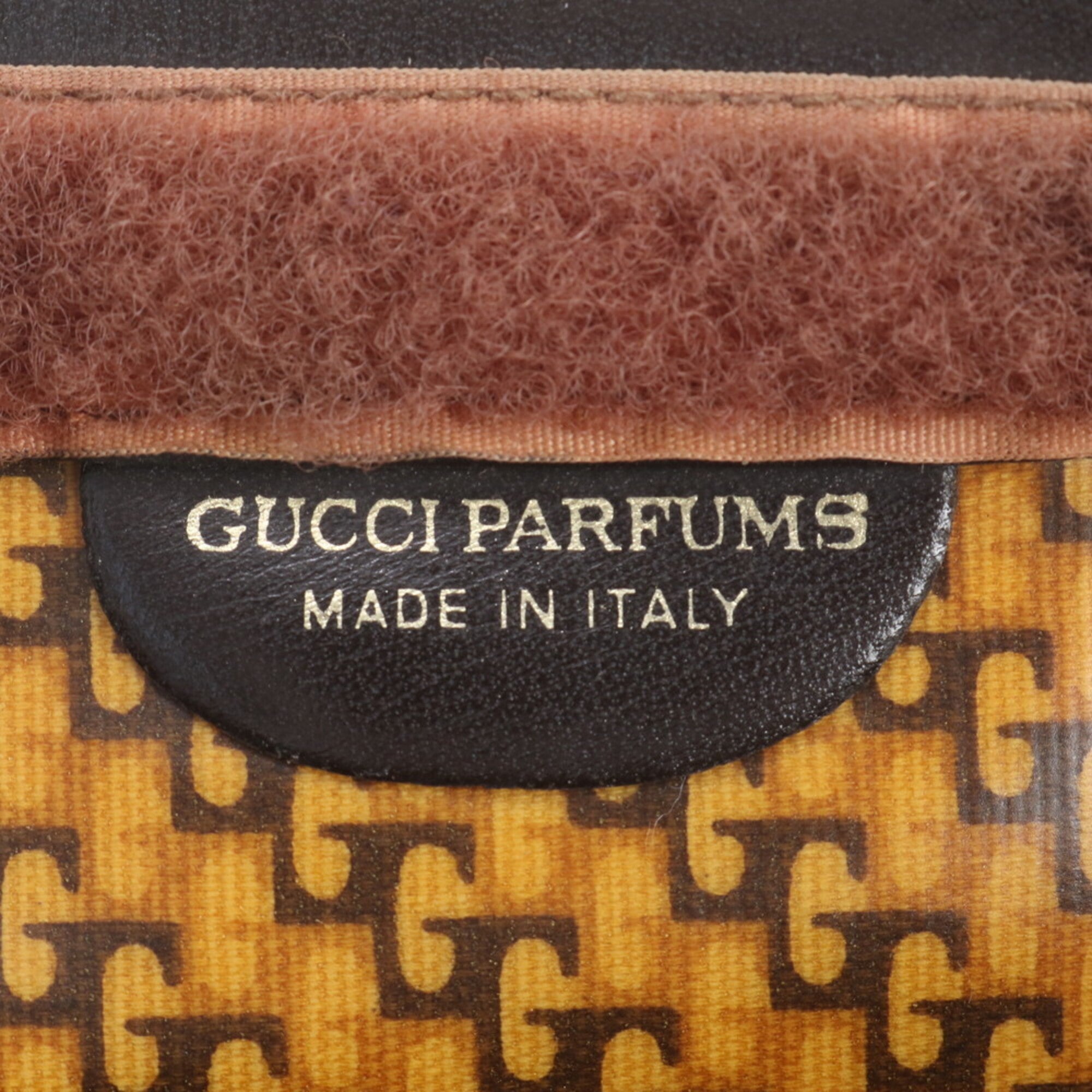 Gucci Brown Leather Handbag Pouch (Pre-Owned)