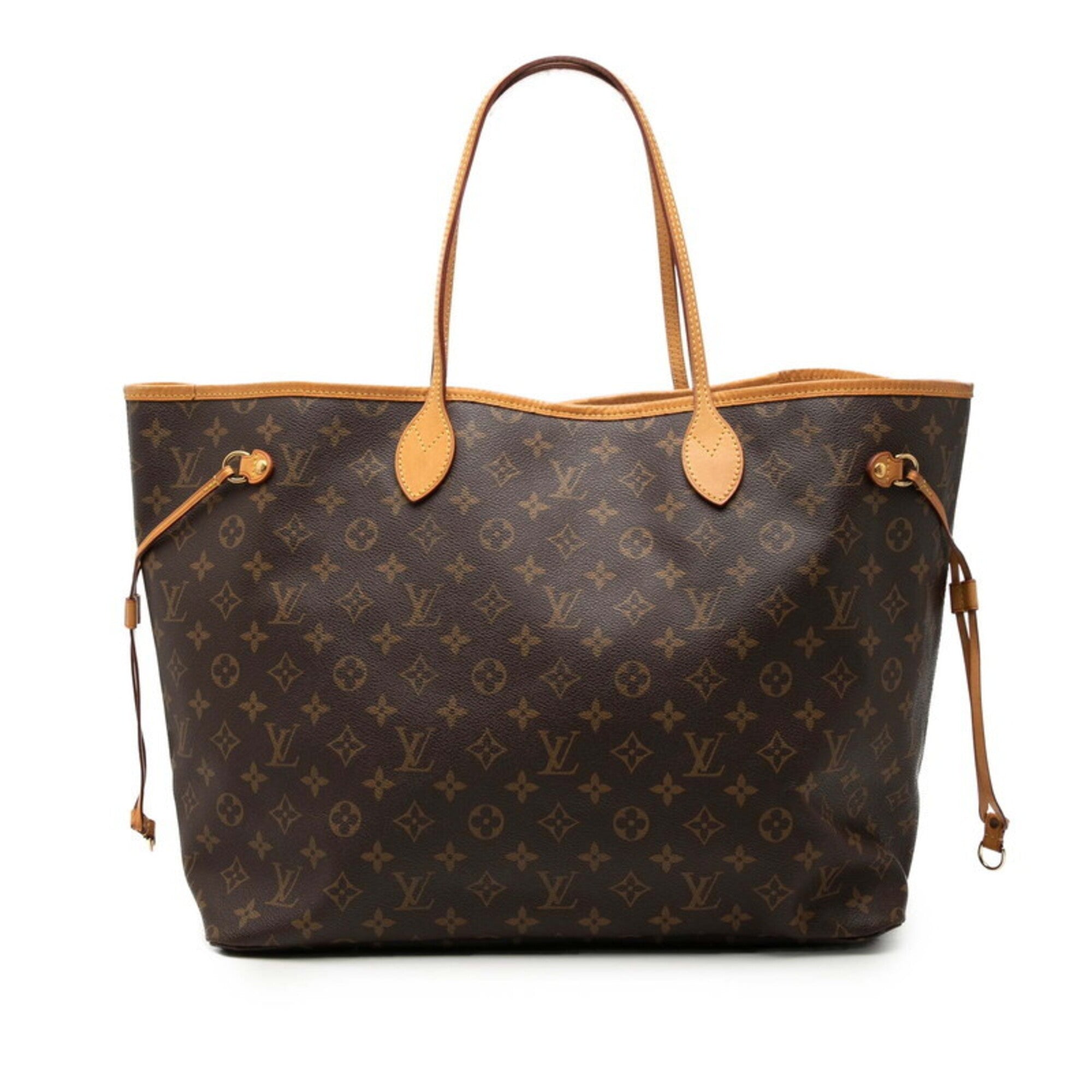 Louis Vuitton Brown Pvc Leather Shoulder Bag Tote Bag (Pre-Owned)