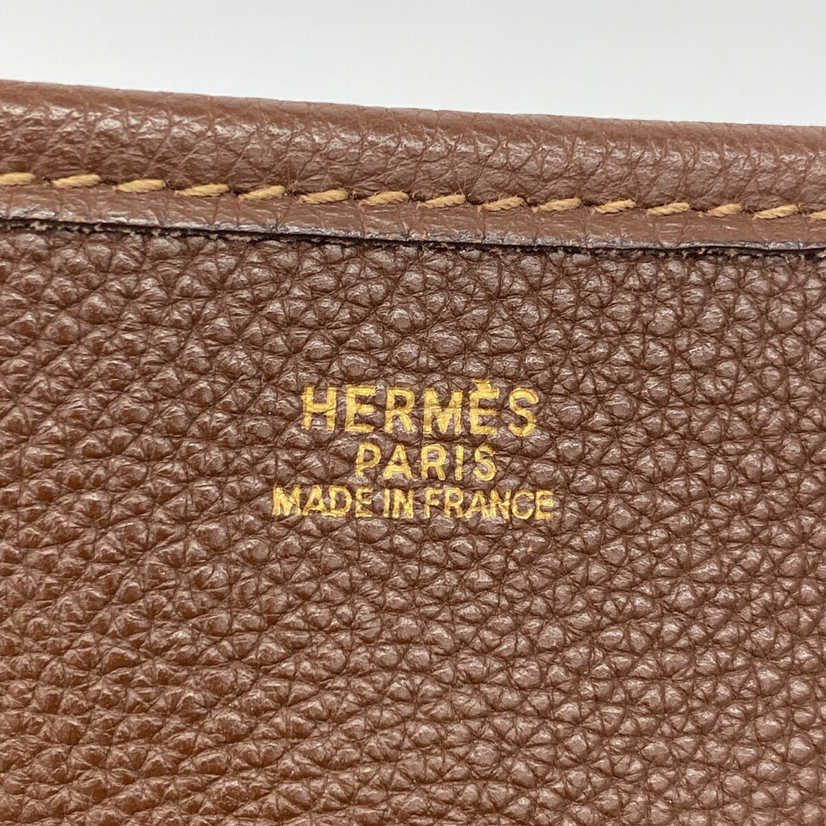 Hermes Sienne Taurillon Clemence Leather Shoulder Bag (Pre-Owned)