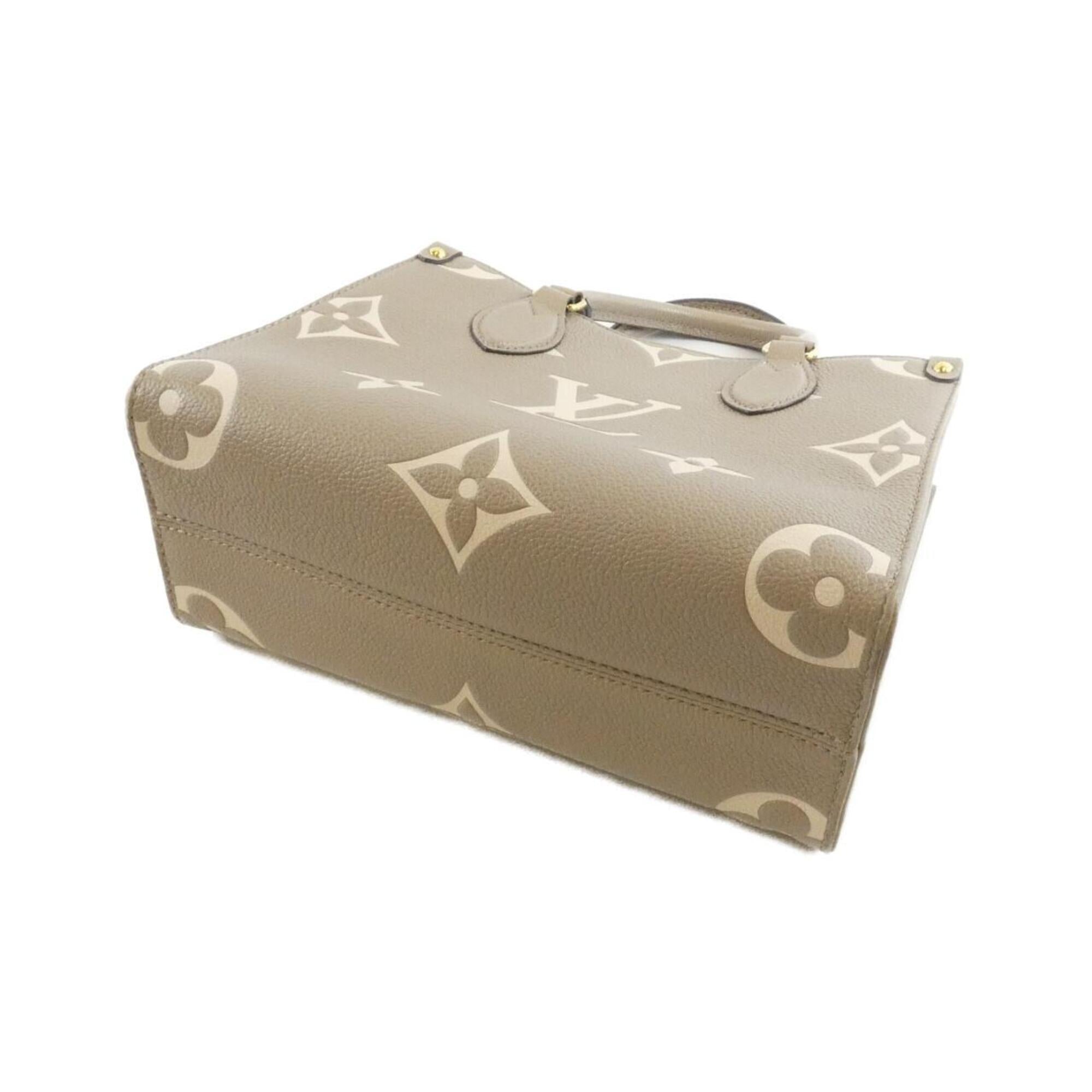 Louis Vuitton Cream Tourterelle Leather Handbag (Pre-Owned)