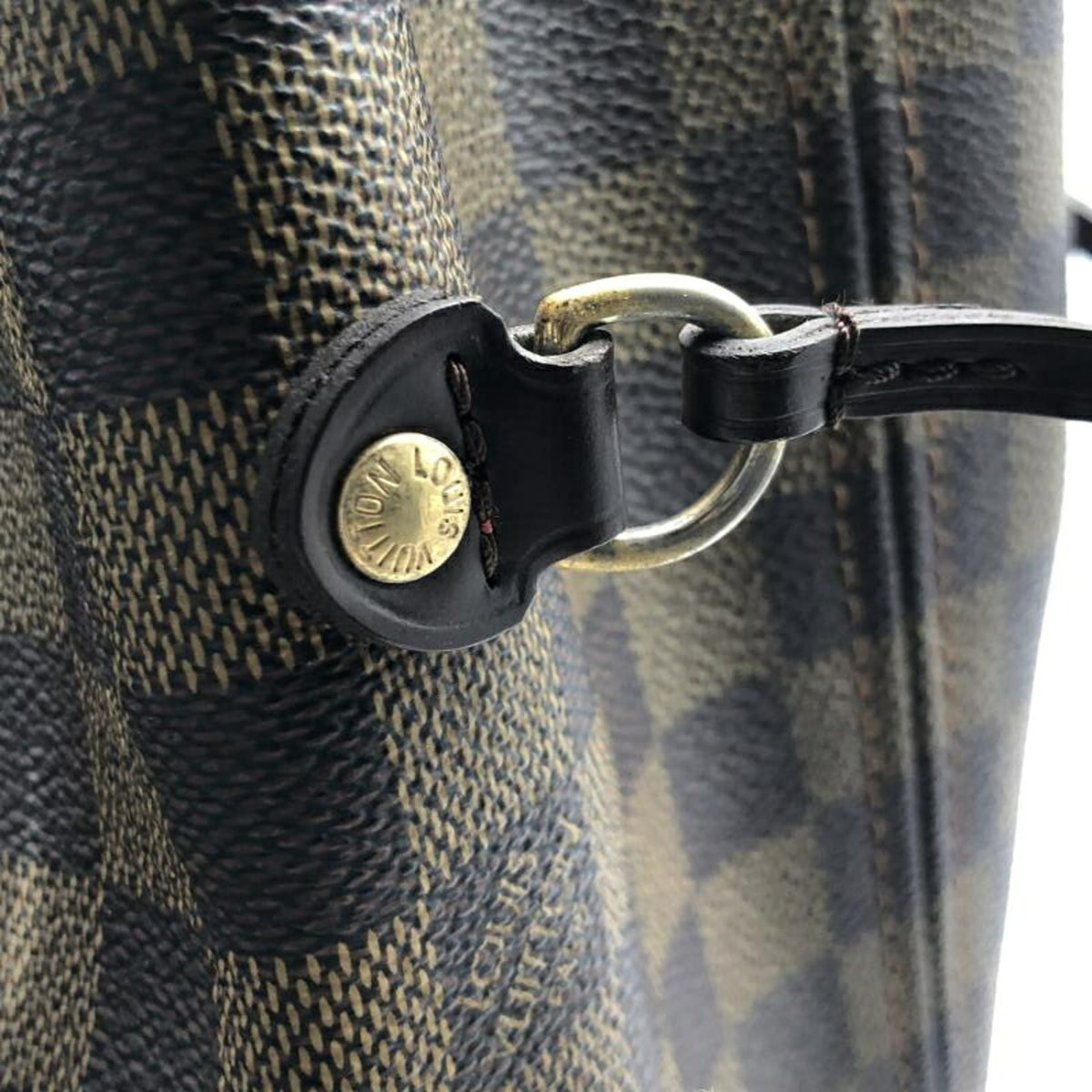 Louis Vuitton Brown Damier Canvas Tote Bag (Pre-Owned)