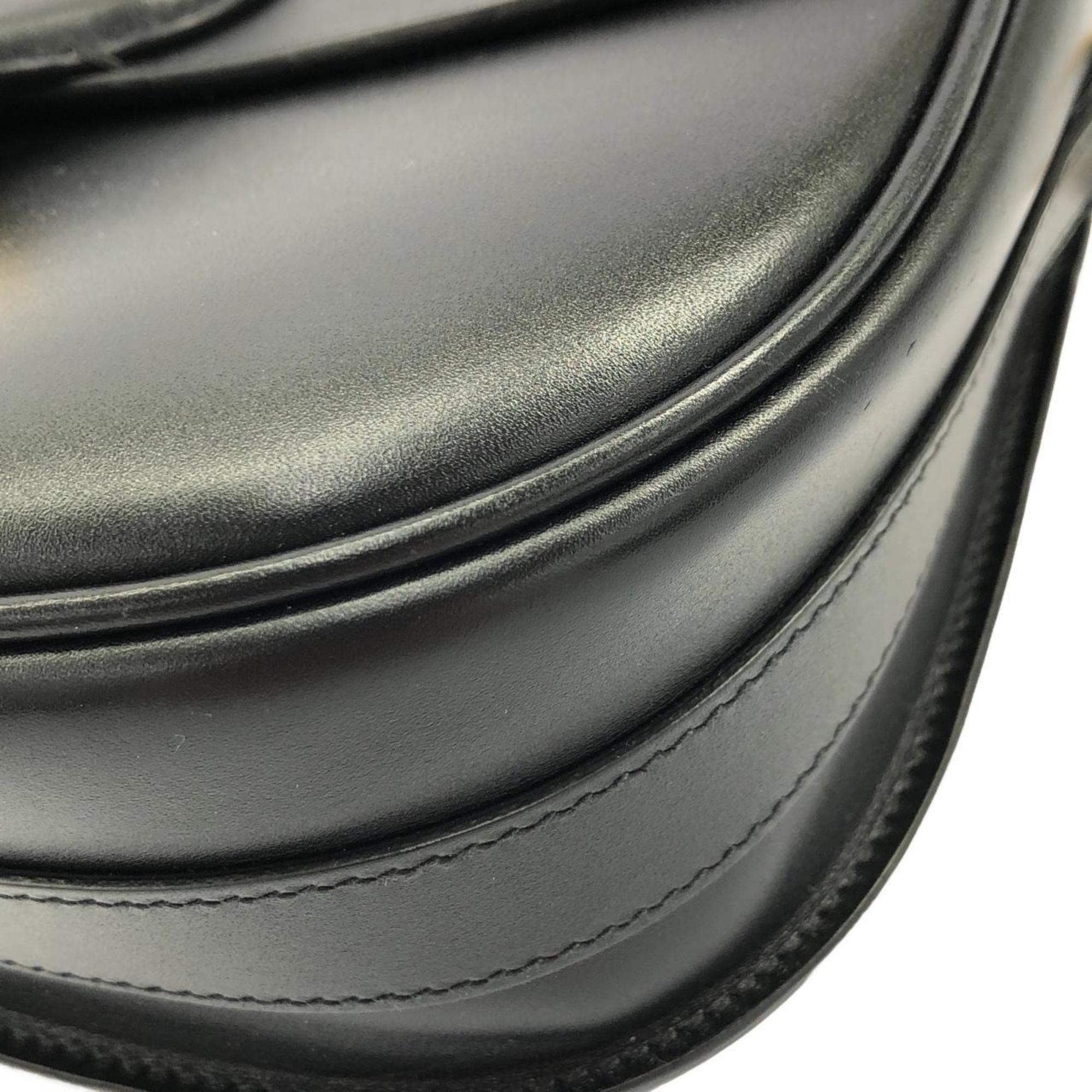 Christian Dior Black Leather Shoulder Bag (Pre-Owned)