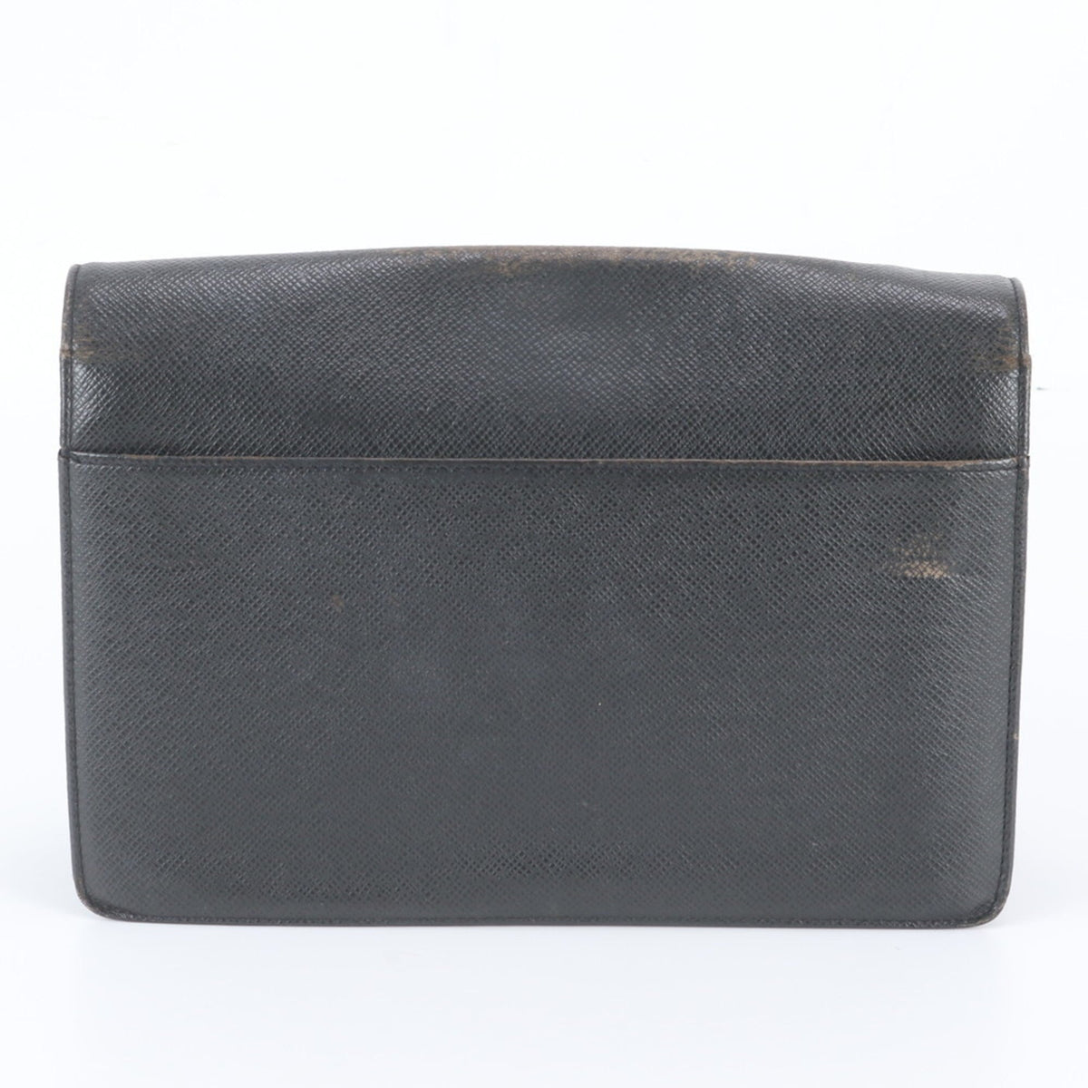 Louis Vuitton Ardoise Leather Clutch Bag Pouch (Pre-Owned)
