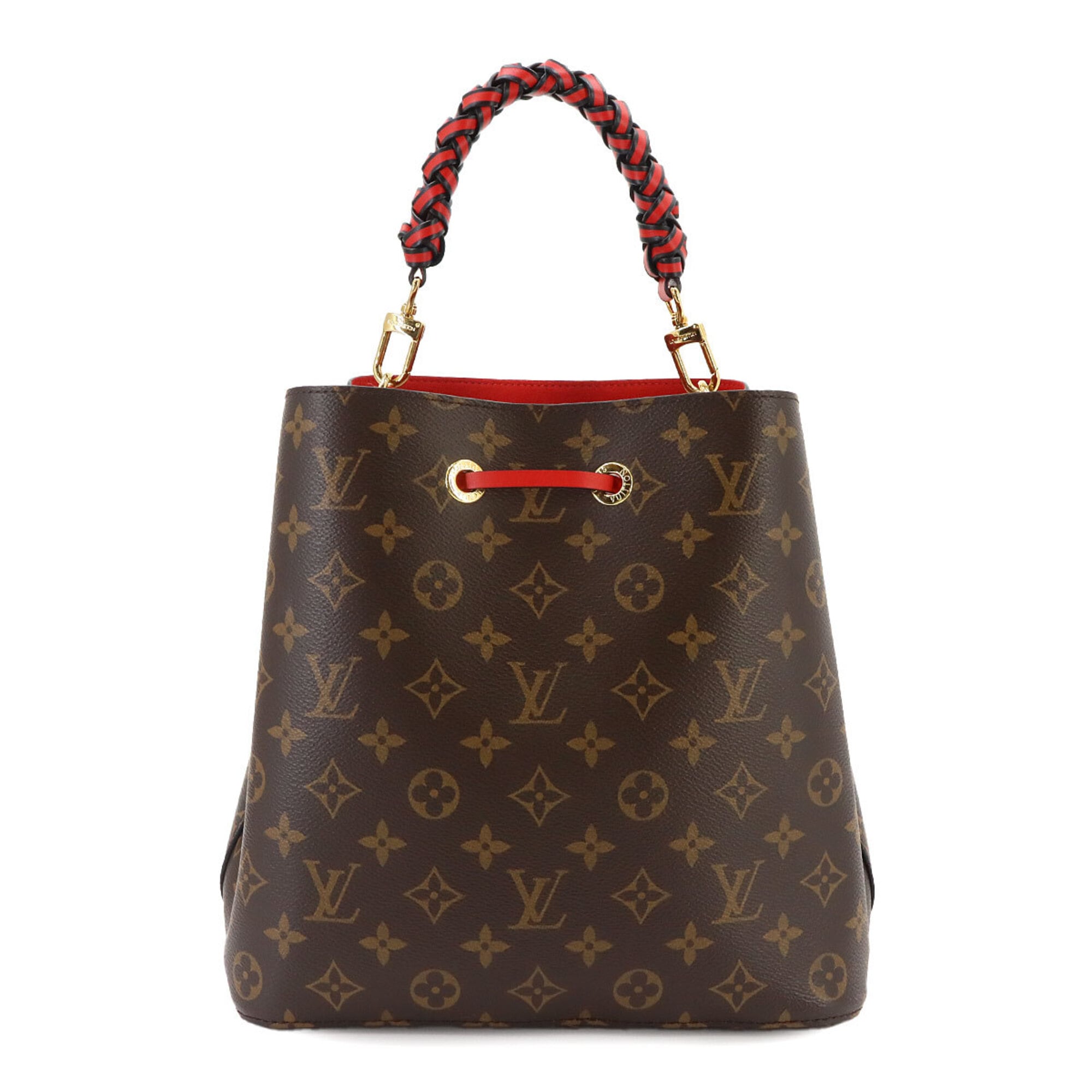 Louis Vuitton Brown Coquelicots Monogram Monogram Handbag (Pre-Owned)