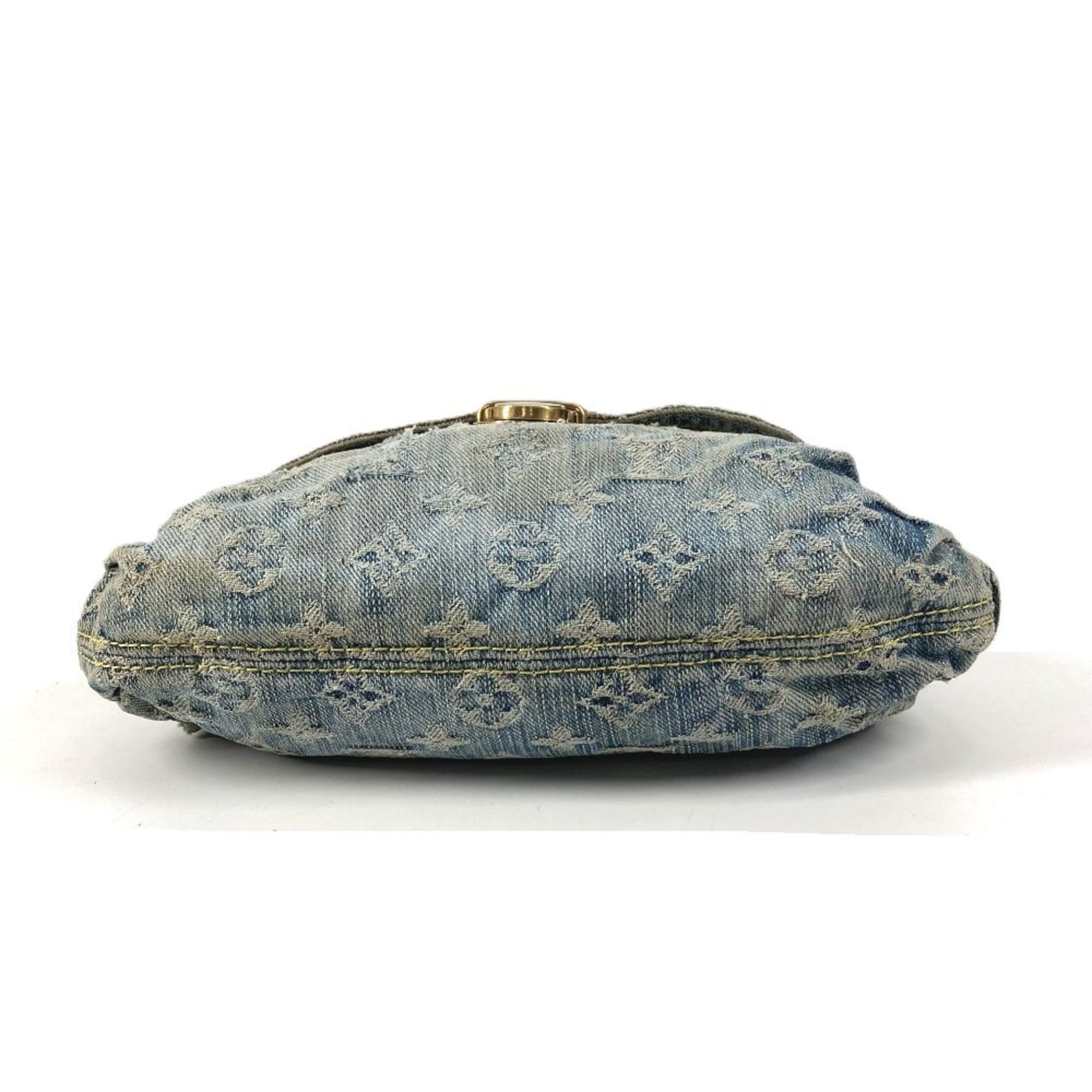 Louis Vuitton Monogram Denim Blue Monogram Denim Handbag Shoulder Bag (Pre-Owned)