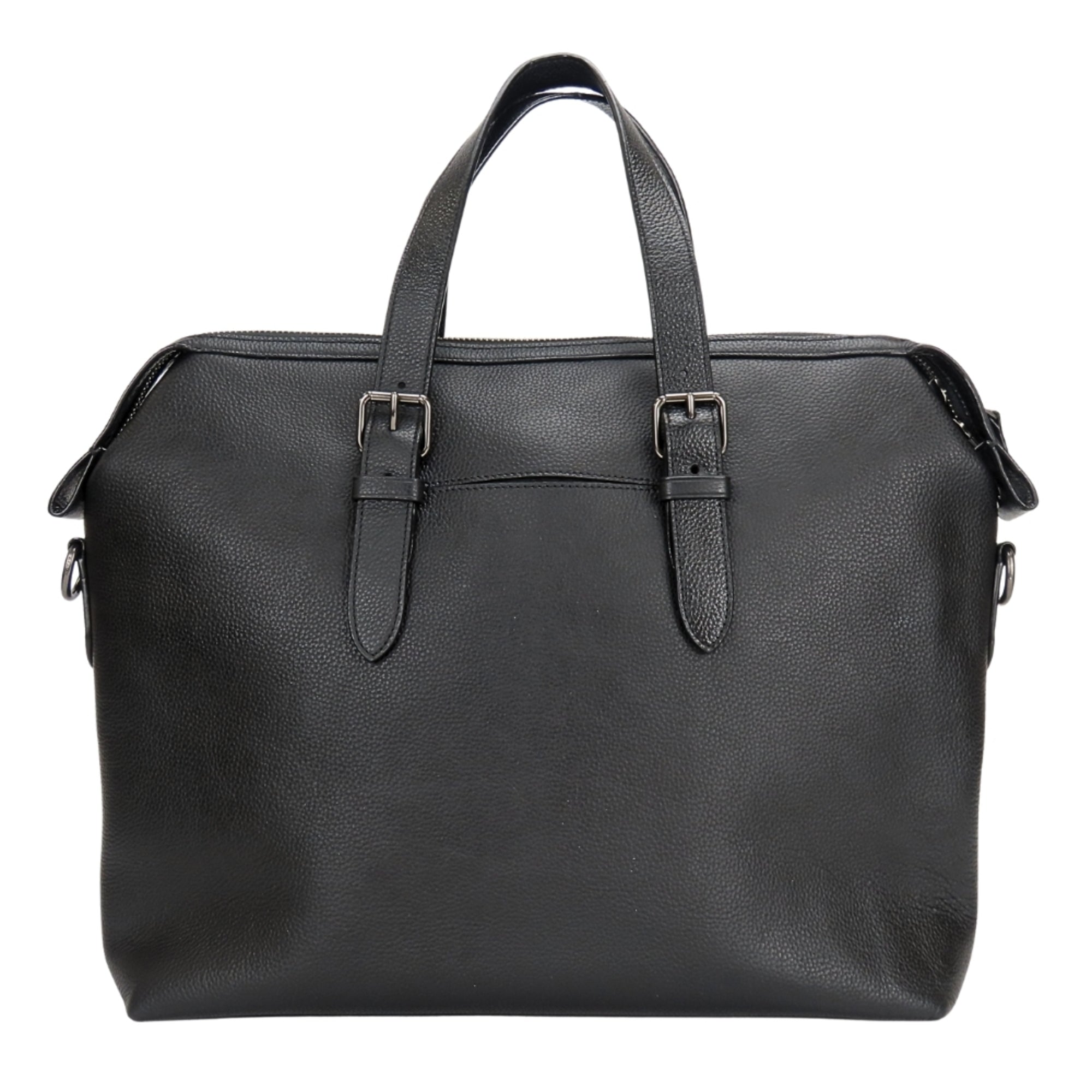 Coach Black Leather Briefcase Tote Bag (Pre-Owned)