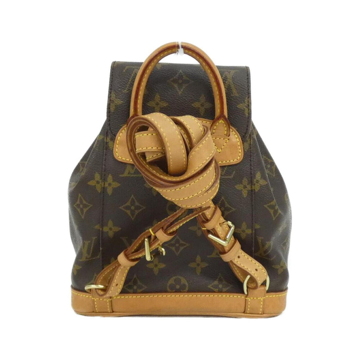Louis Vuitton Marron Coated Canvas Backpack (Pre-Owned)