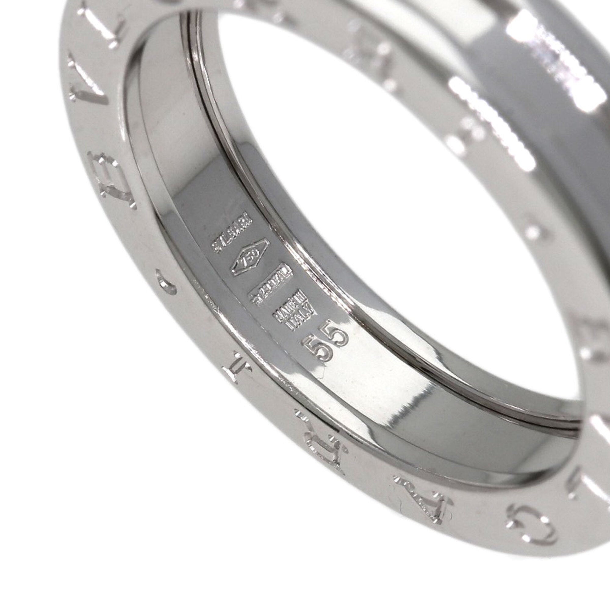 Bvlgari White Gold (18K) Band Ring (Pre-Owned)