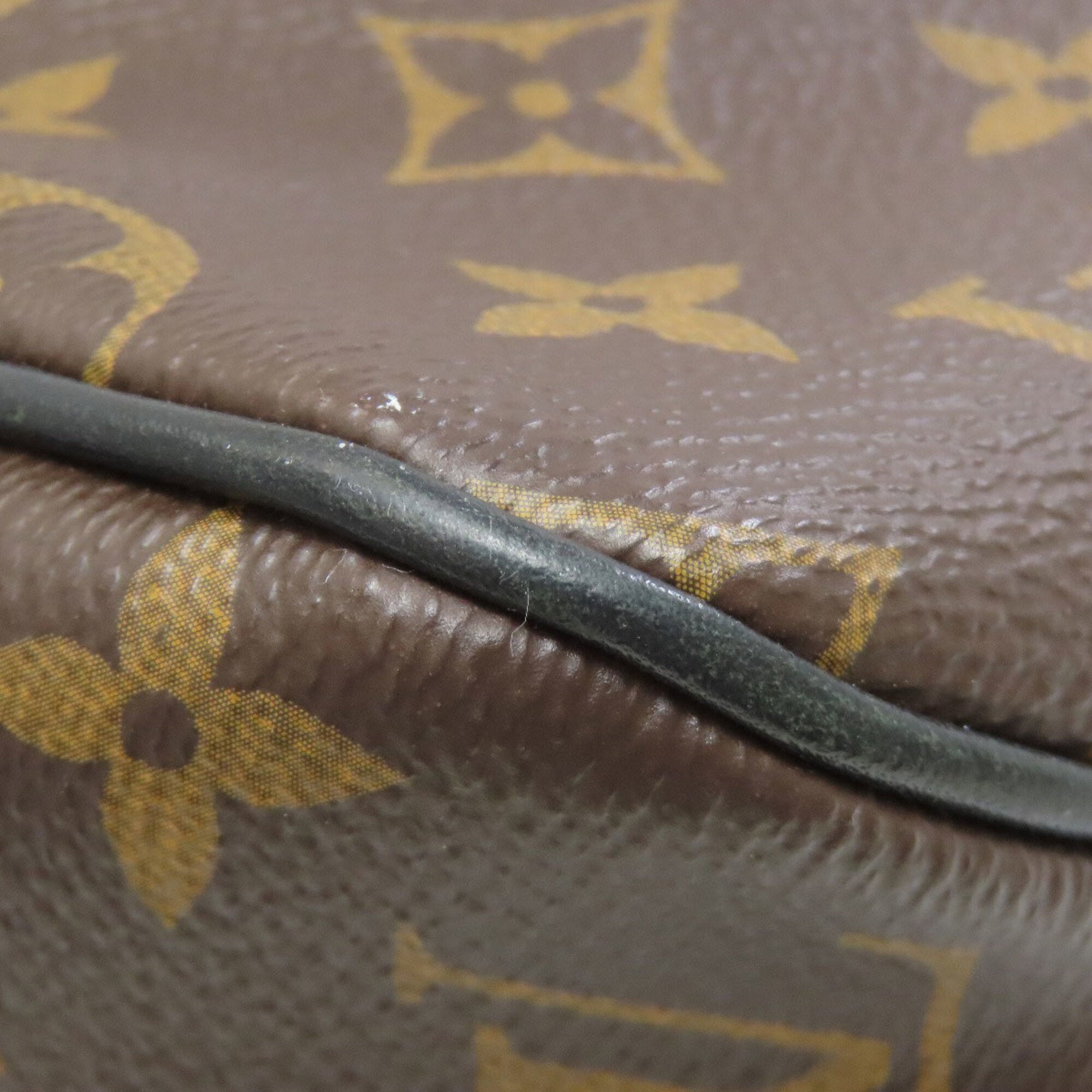 Louis Vuitton Black Brown Monogram Monogram Canvas Shoulder Bag (Pre-Owned)
