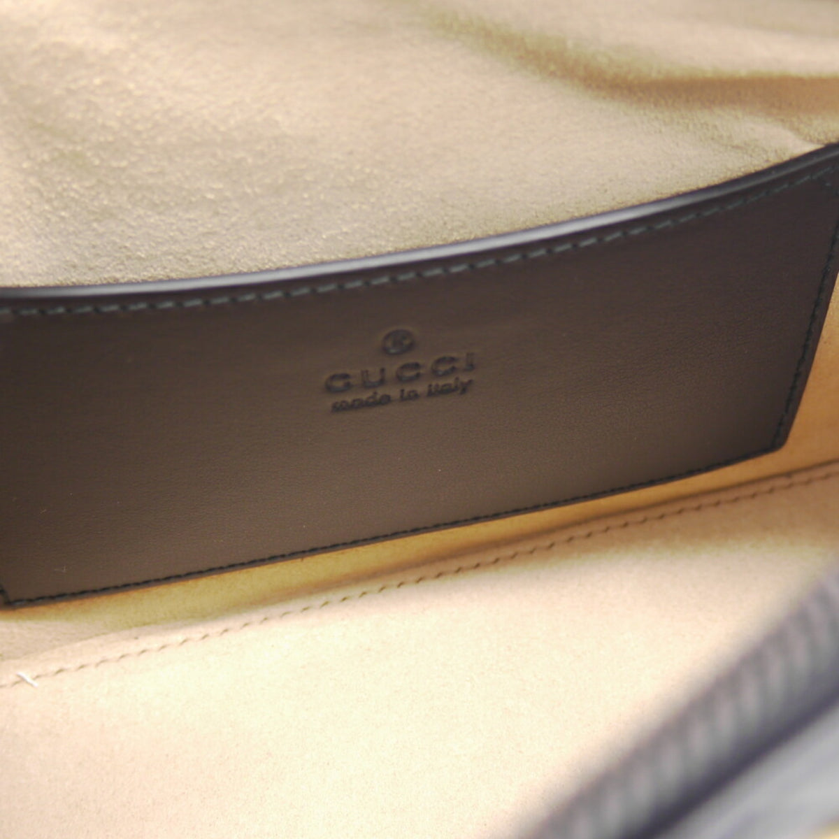 Gucci Black Leather Handbag (Pre-Owned)