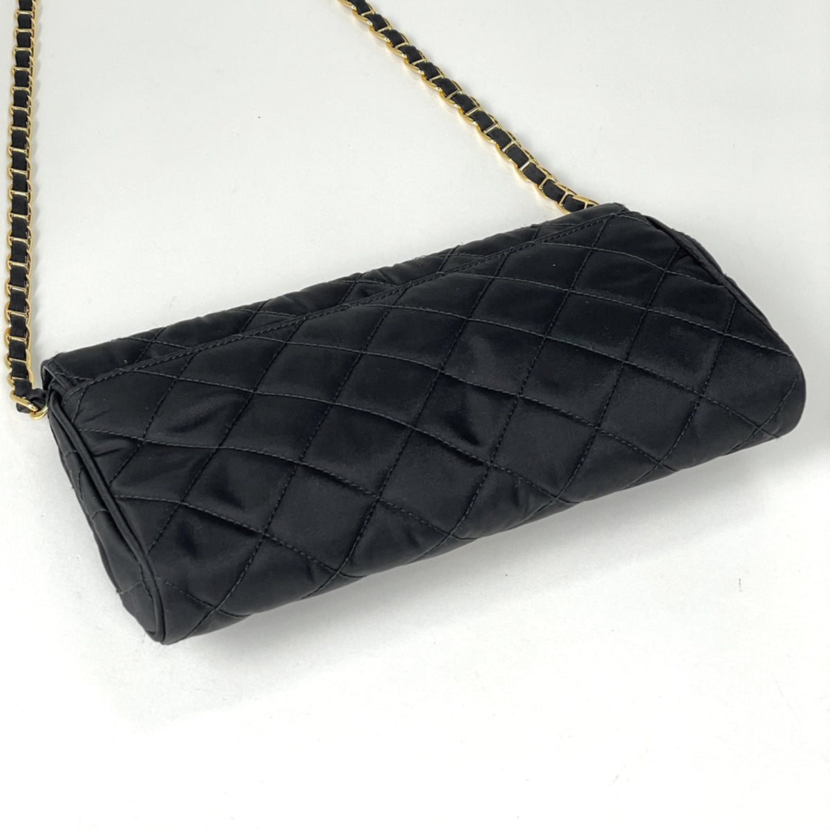 Prada Black Nero Quilting Nylon Shoulder Bag (Pre-Owned)