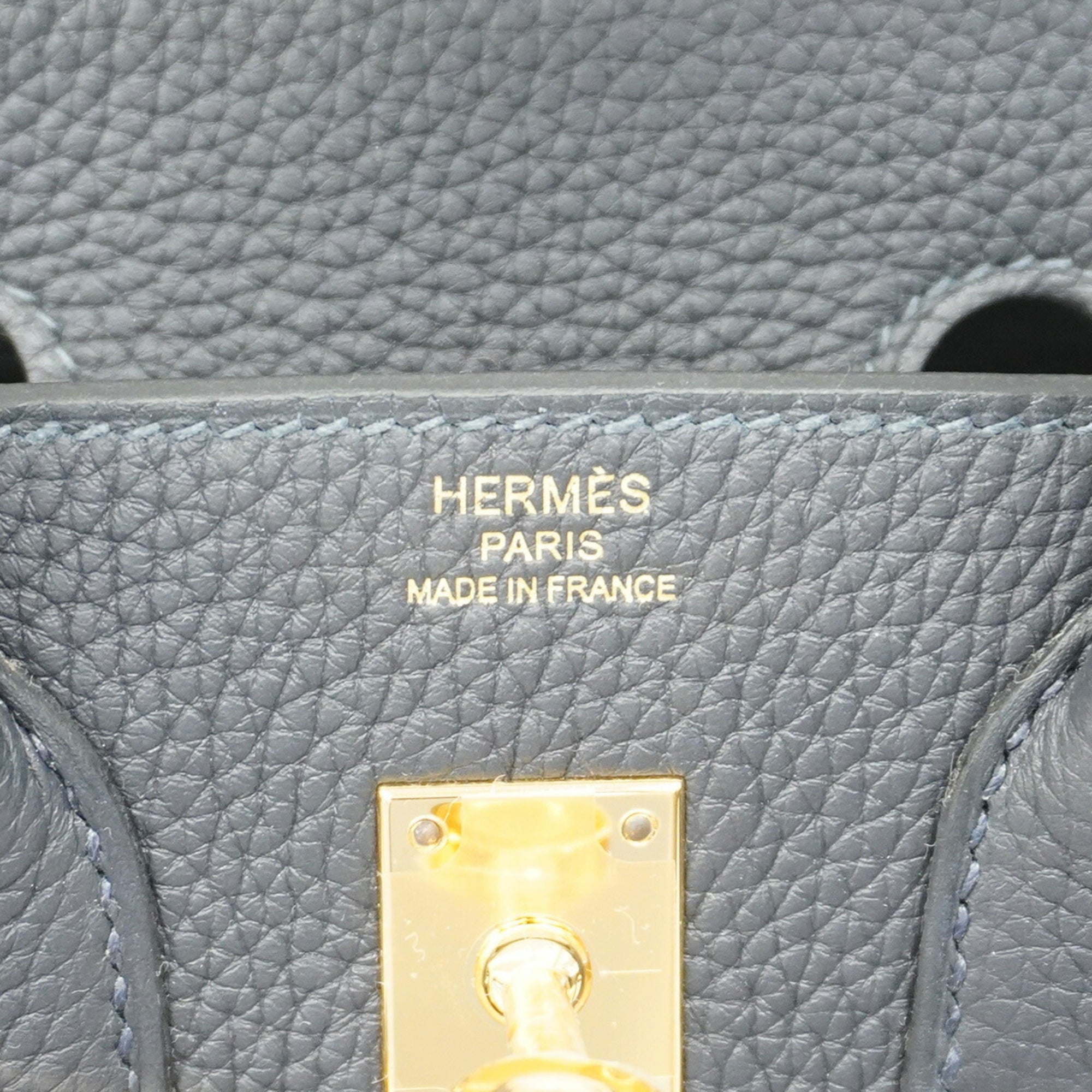 Hermes Gold Togo Leather Handbag (Pre-Owned)