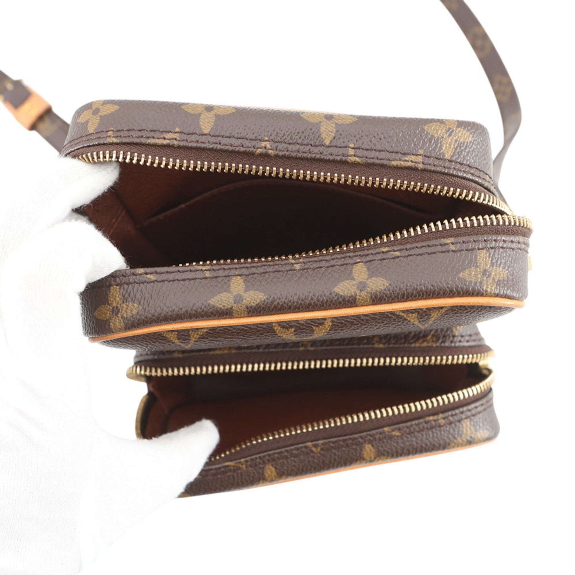 Louis Vuitton Brown Monogram Handbag Shoulder Bag (Pre-Owned)