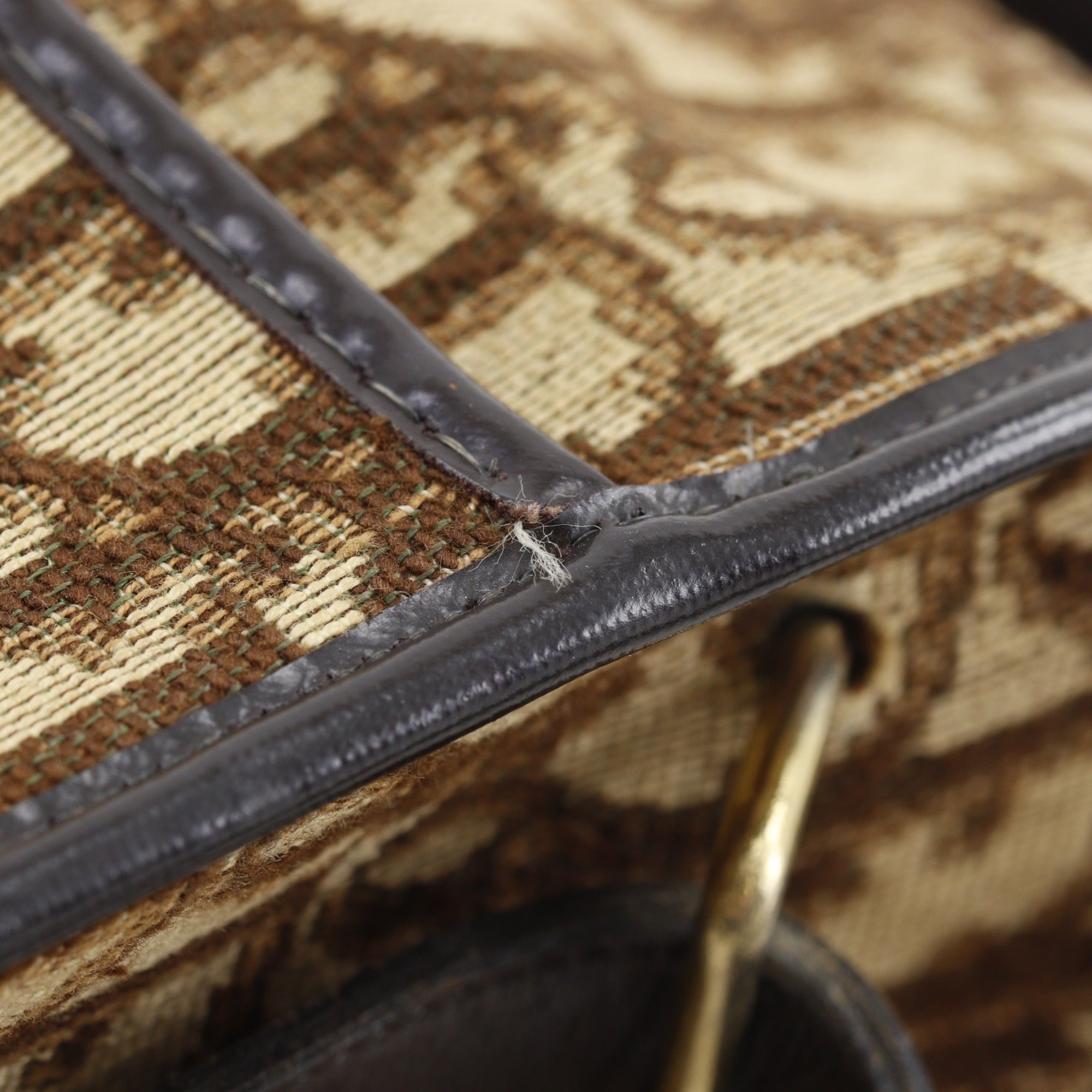 Christian Dior Brown Canvas Shoulder Bag (Pre-Owned)
