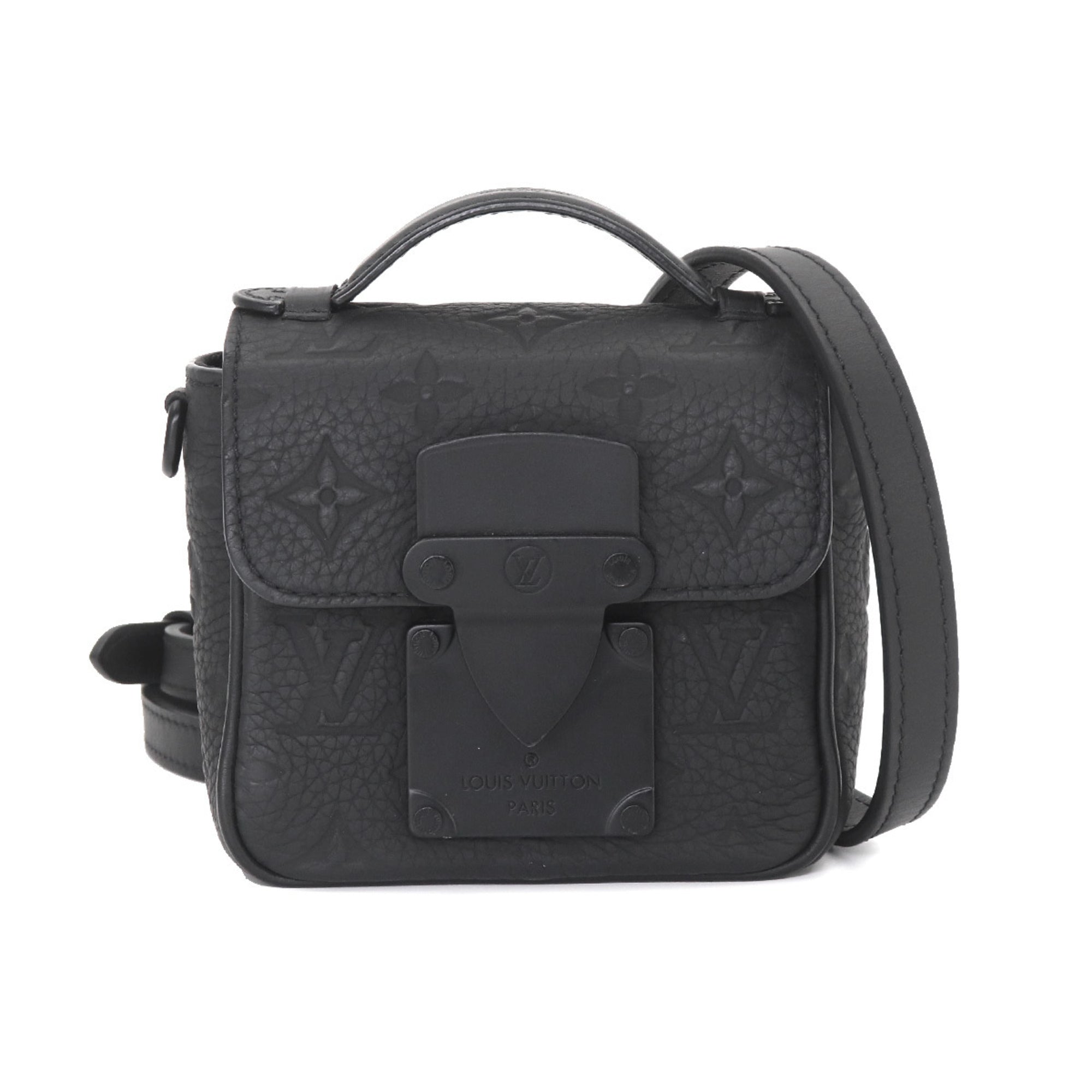 Louis Vuitton Black Monogram Empreinte Handbag Shoulder Bag (Pre-Owned)
