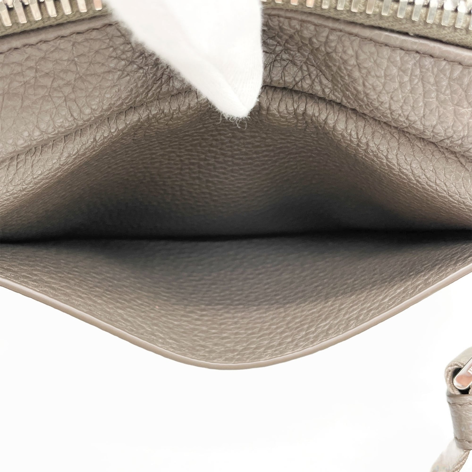 Prada Beige Leather Canvas Shoulder Bag Sling Bag (Pre-Owned)