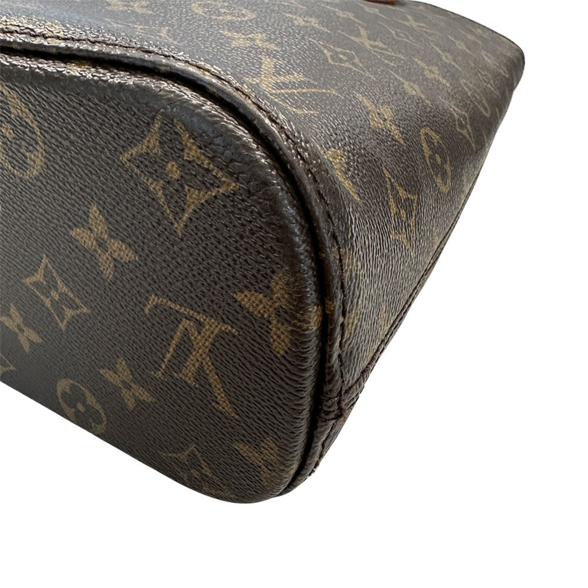 Louis Vuitton Brown Monogram Canvas Handbag Tote Bag (Pre-Owned)