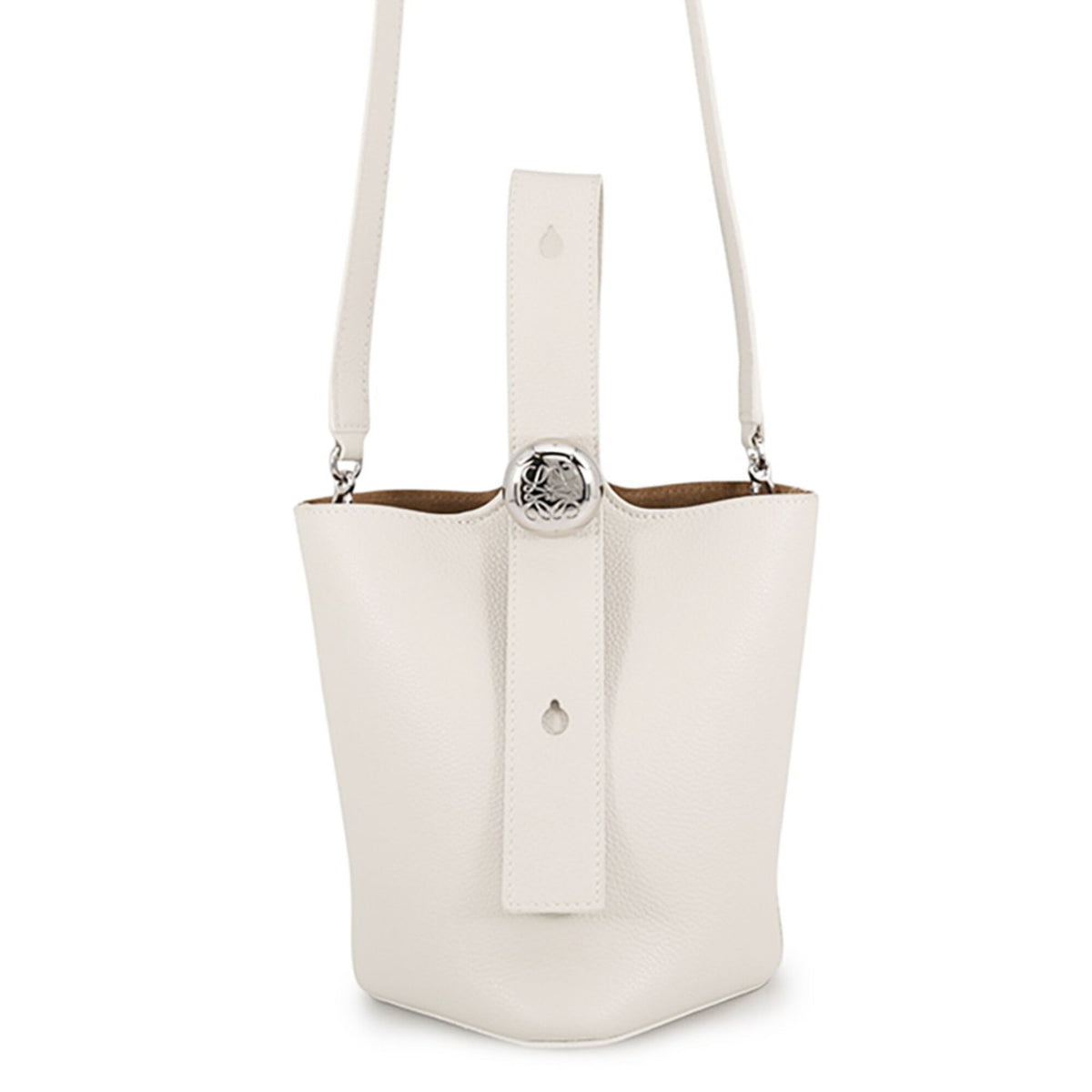 Loewe White Leather Handbag (Pre-Owned)