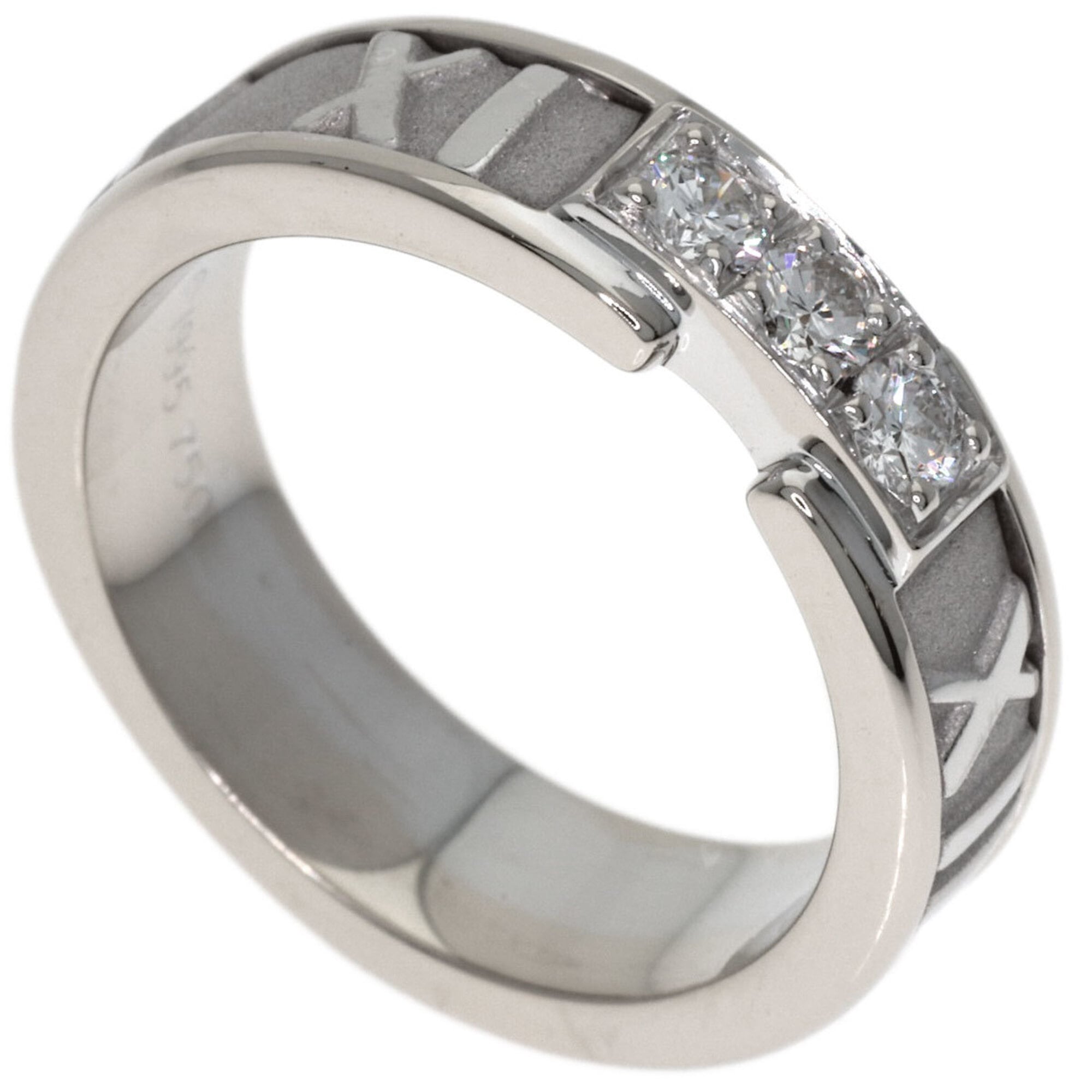 Tiffany White Gold White Gold (18K) Band Ring (Pre-Owned)