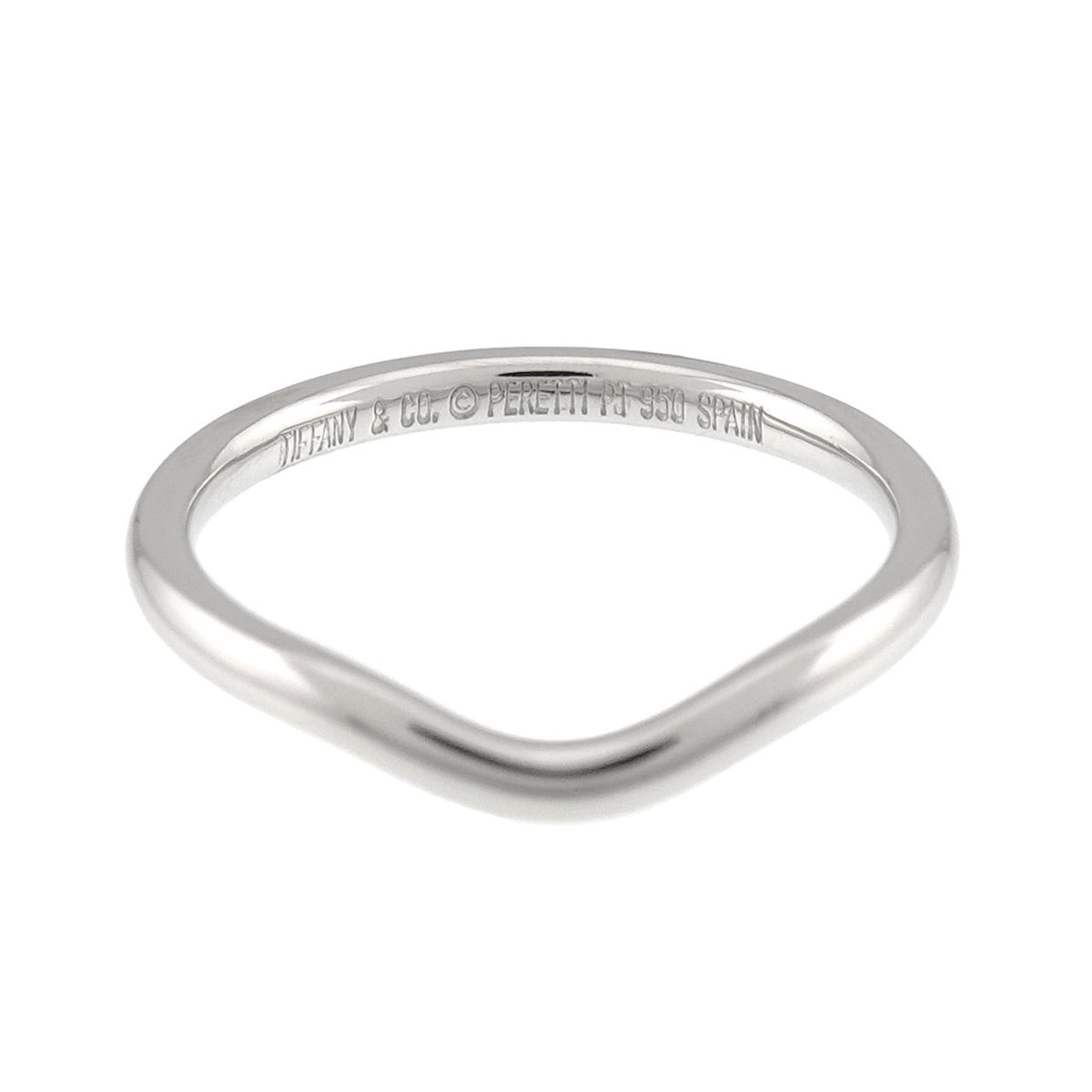 Tiffany Platinum 950 Band Ring (Pre-Owned)
