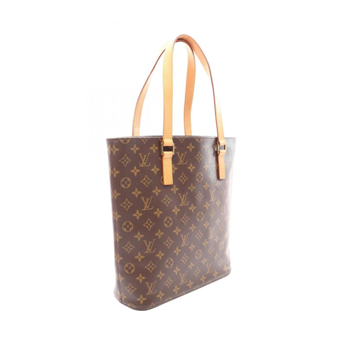 Louis Vuitton Brown Monogram Coated Canvas Handbag Tote Bag (Pre-Owned)