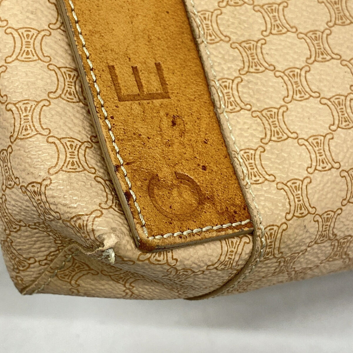 Celine Brown Pvc Handbag (Pre-Owned)