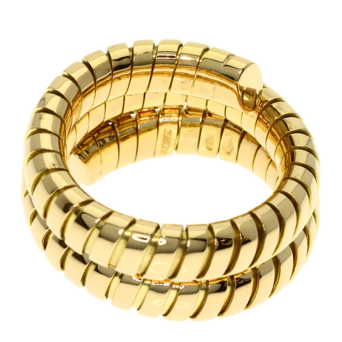 Bvlgari Yellow Gold Yellow Gold (18K) Band Ring (Pre-Owned)