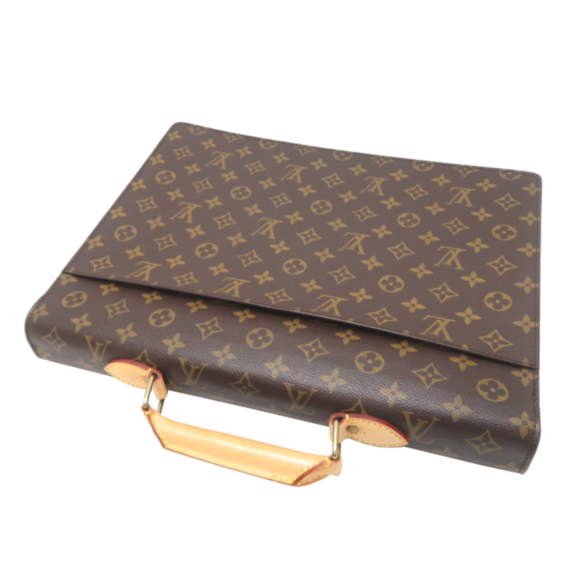 Louis Vuitton Brown Monogram Briefcase (Pre-Owned)