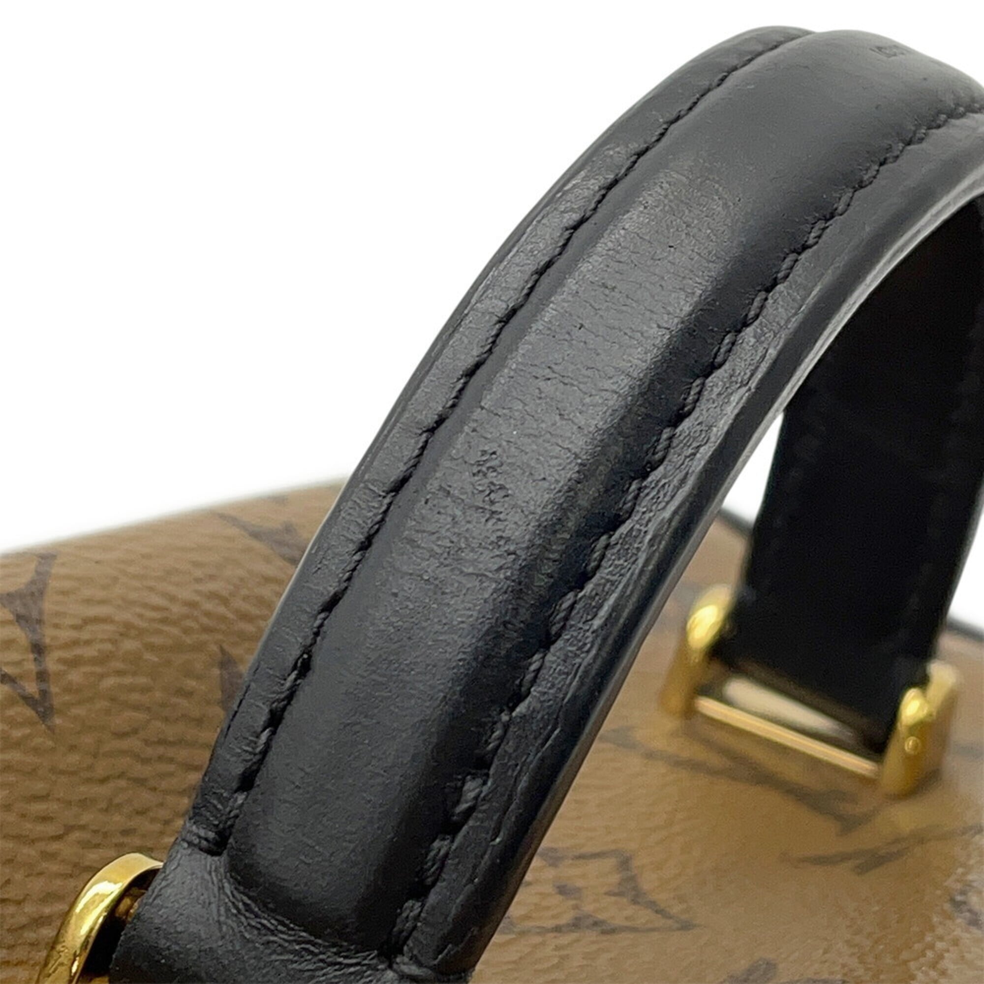 Louis Vuitton Noir Monogram Reverse Handbag Shoulder Bag (Pre-Owned)