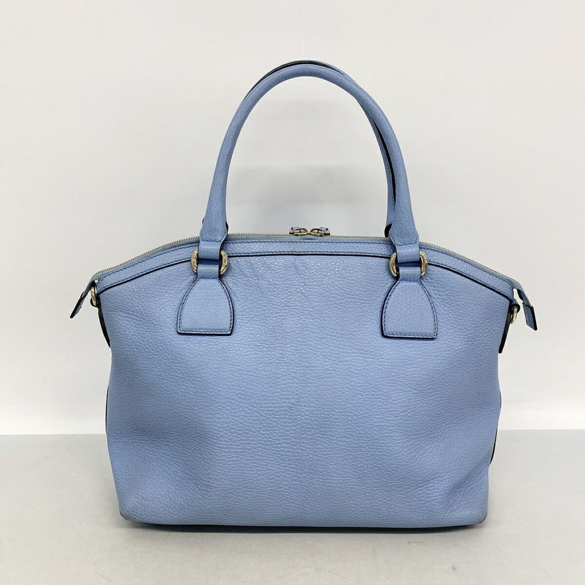 Gucci Sky Blue Leather Handbag (Pre-Owned)