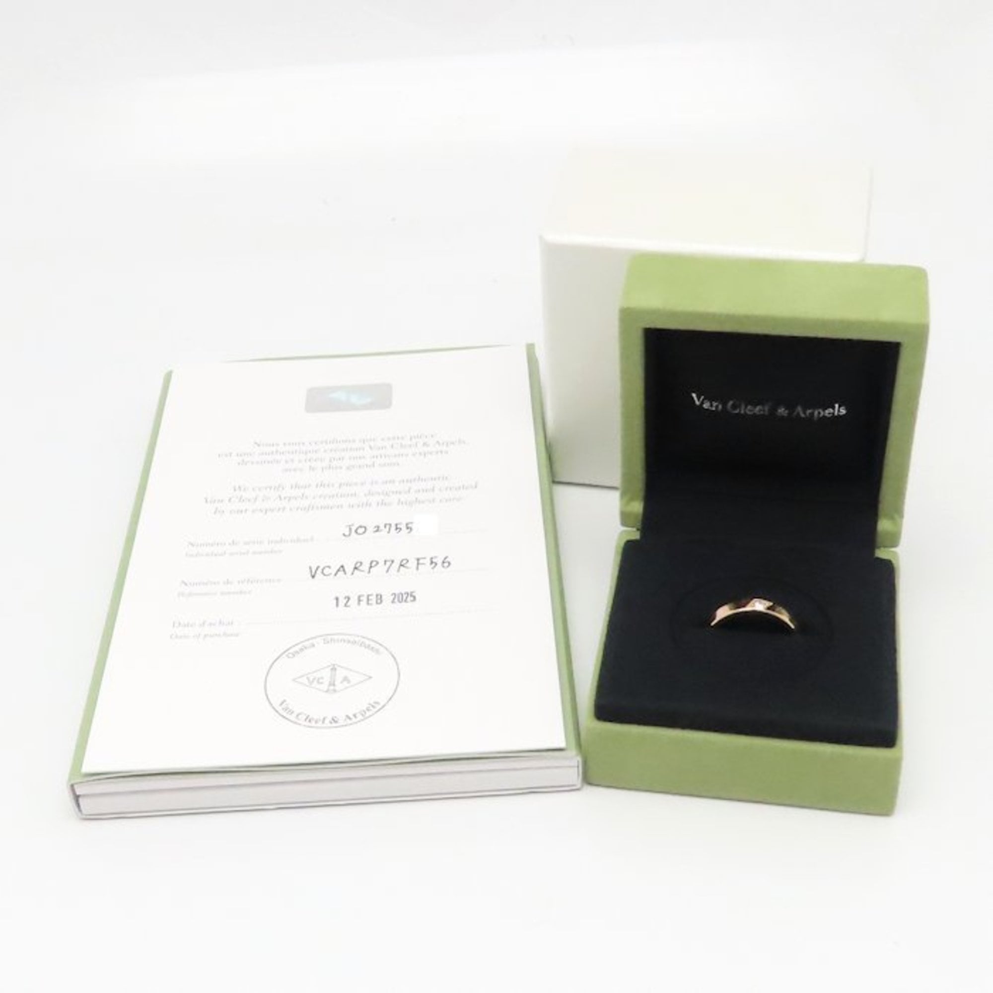 Van Cleef & Arpels Rose Gold (18K) Band Ring (Pre-Owned)