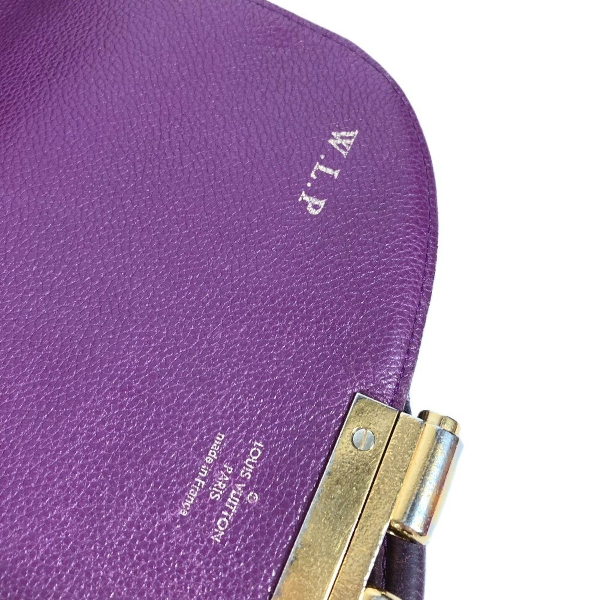 Louis Vuitton Aurore Brown Monogram Purple Monogram Olympe Canvas Shoulder Bag Tote Bag (Pre-Owned)
