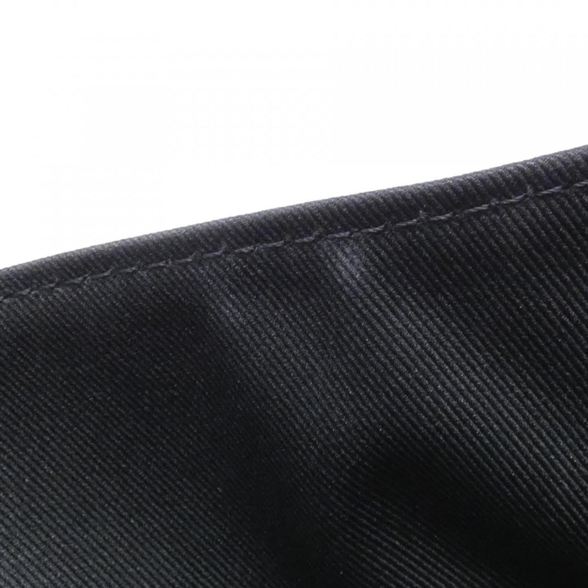 Louis Vuitton Black Coated Canvas Handbag Tote Bag (Pre-Owned)