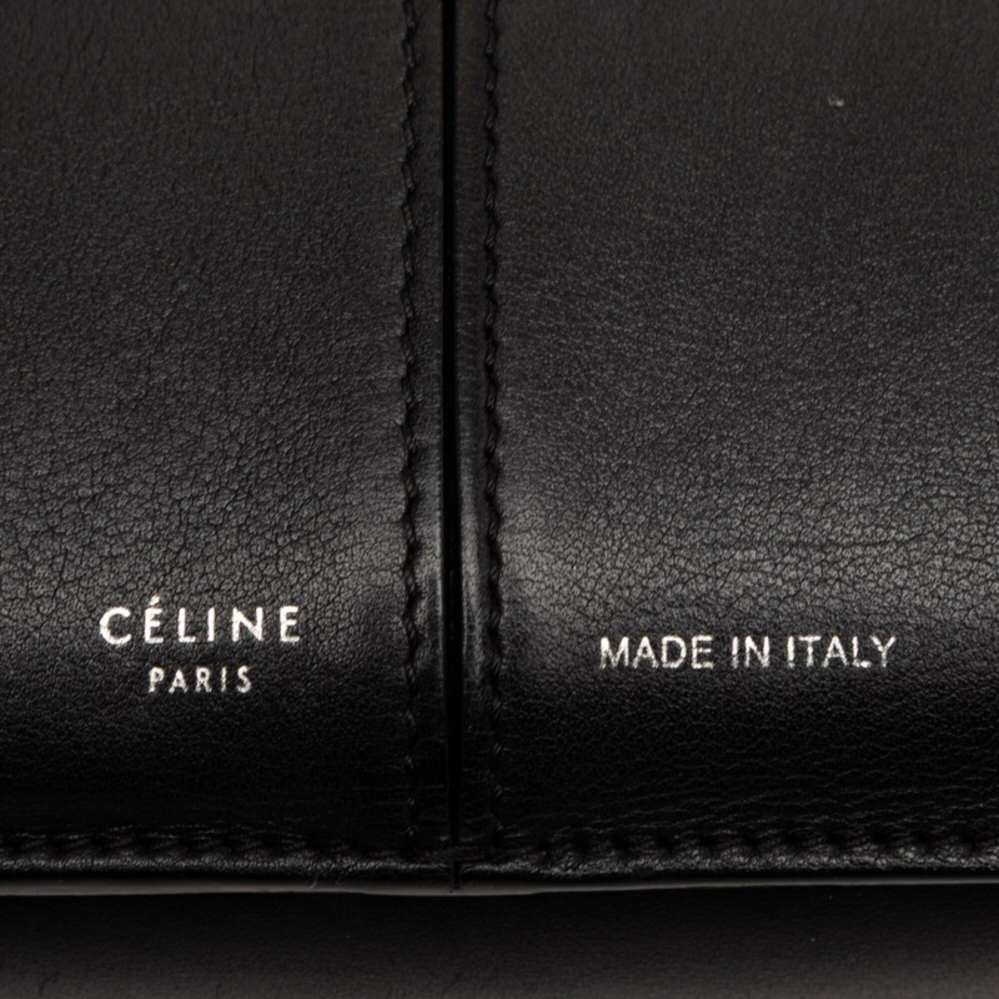Celine Black Leather Shoulder Bag (Pre-Owned)
