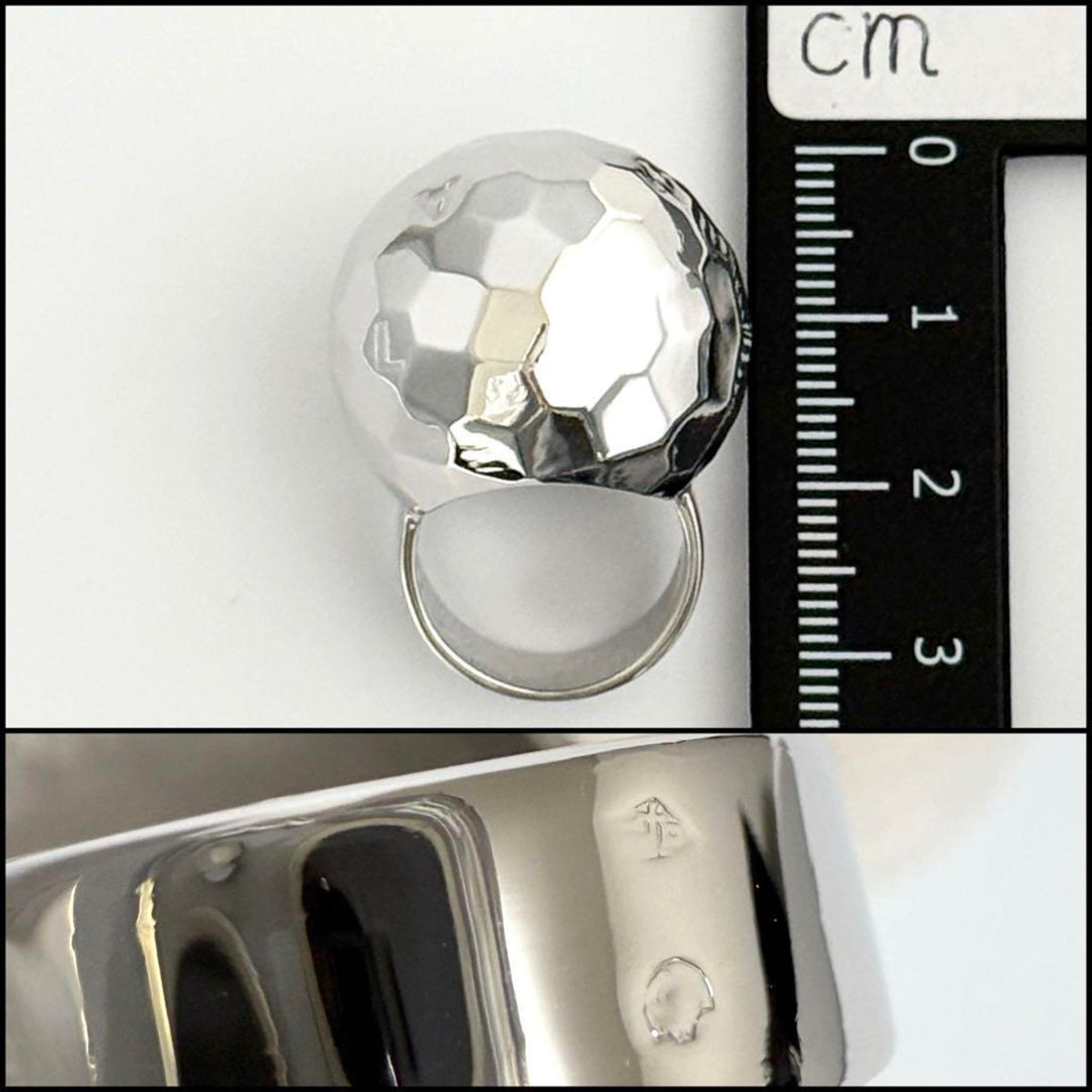 Chanel Silver Band Ring (Pre-Owned)