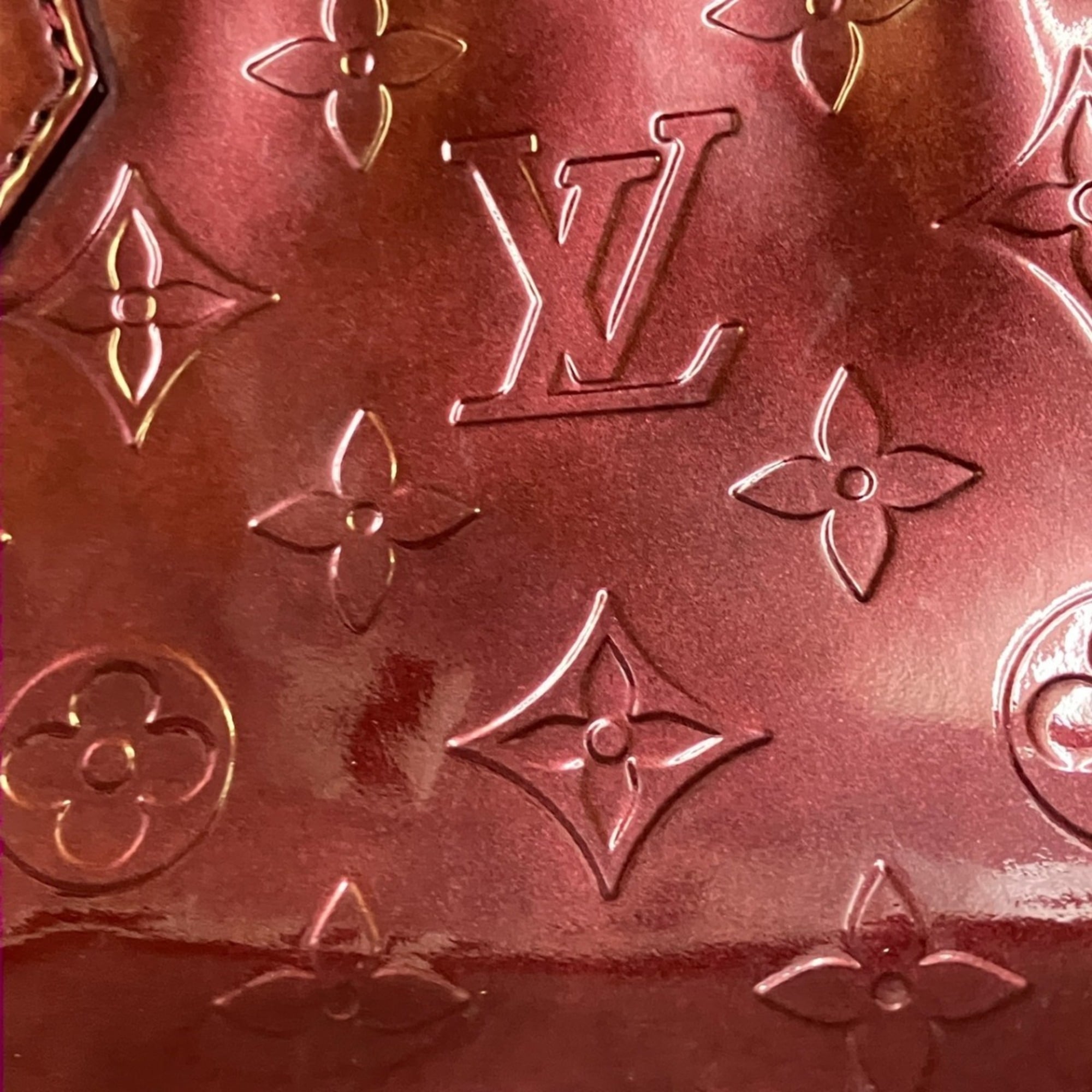Louis Vuitton Monogram Vernis Amarante Monogram Vernis Handbag (Pre-Owned)