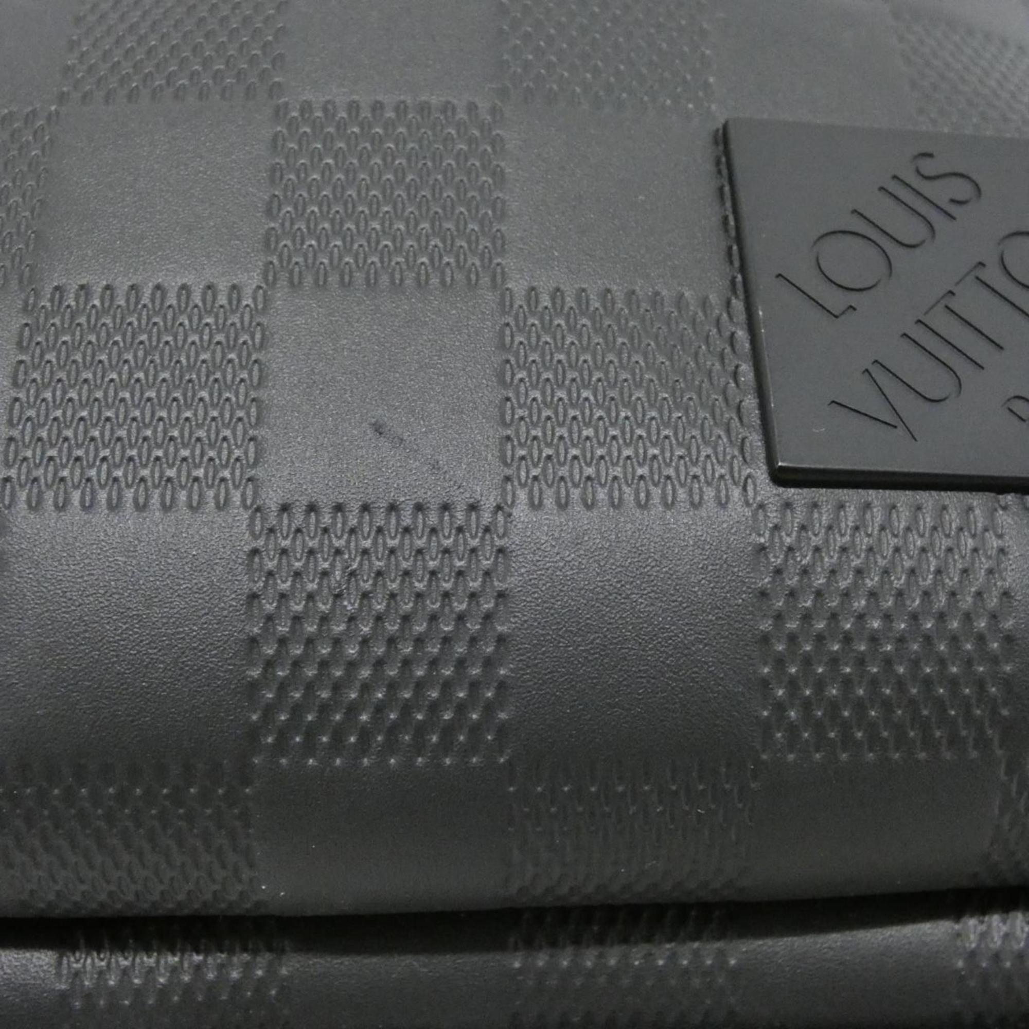 Louis Vuitton Black Leather Sling Bag (Pre-Owned)