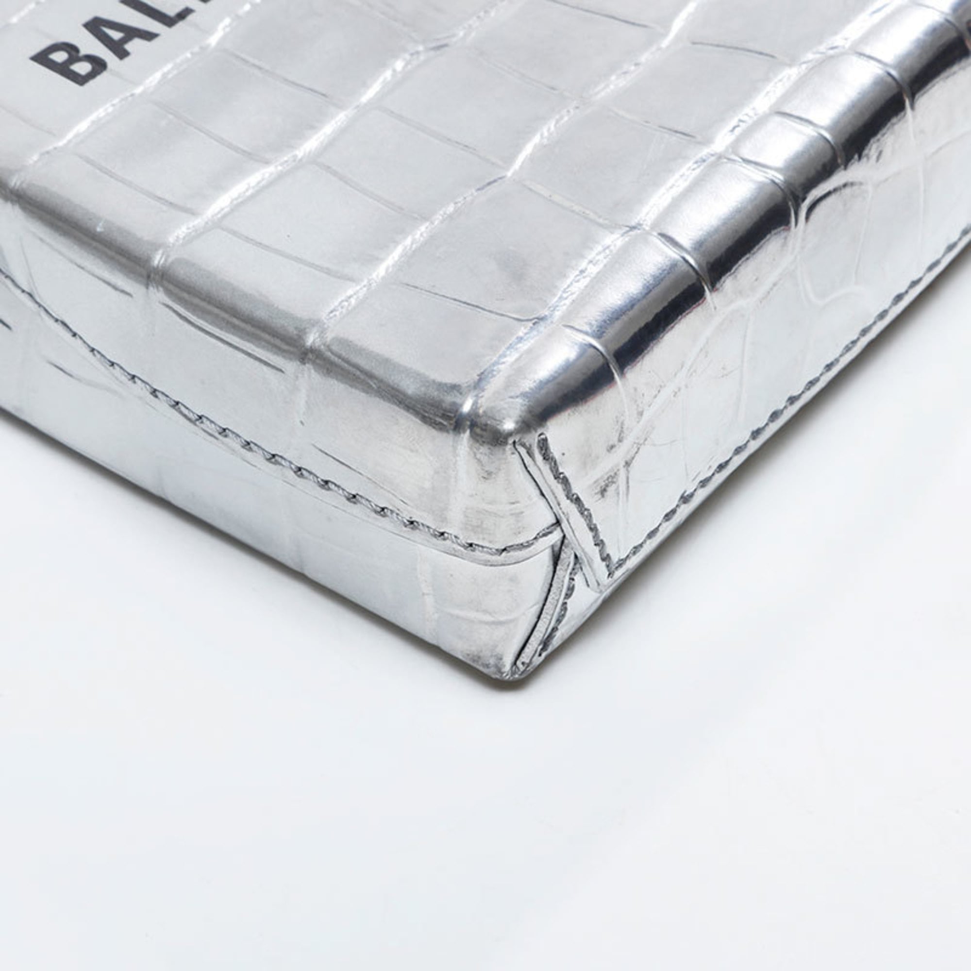 Balenciaga Silver Leather Shoulder Bag (Pre-Owned)