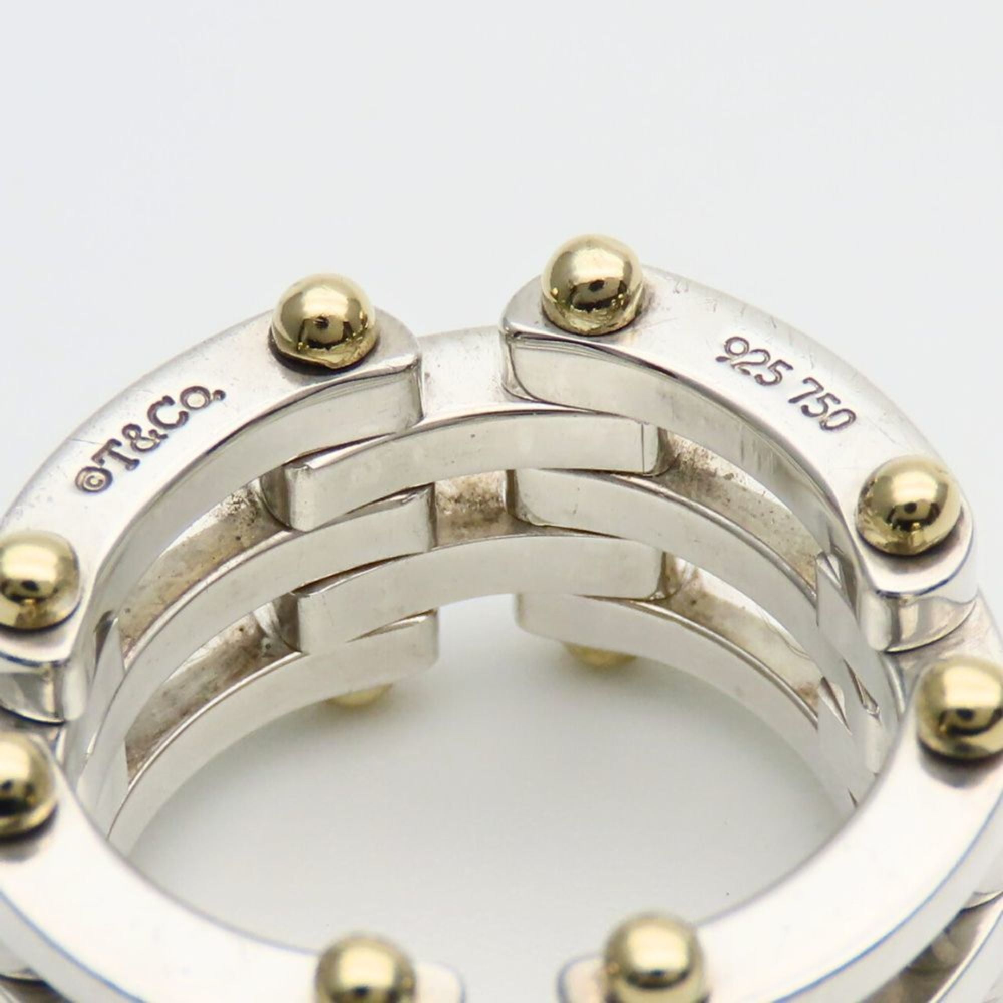 Tiffany Yellow Gold (18K) Silver 925 Band Ring (Pre-Owned)